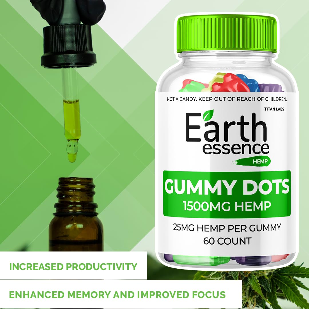 Earth Essence Gummies, Earth Essence Gummy Dots, Earth Essence Hemp Gummies Supplement