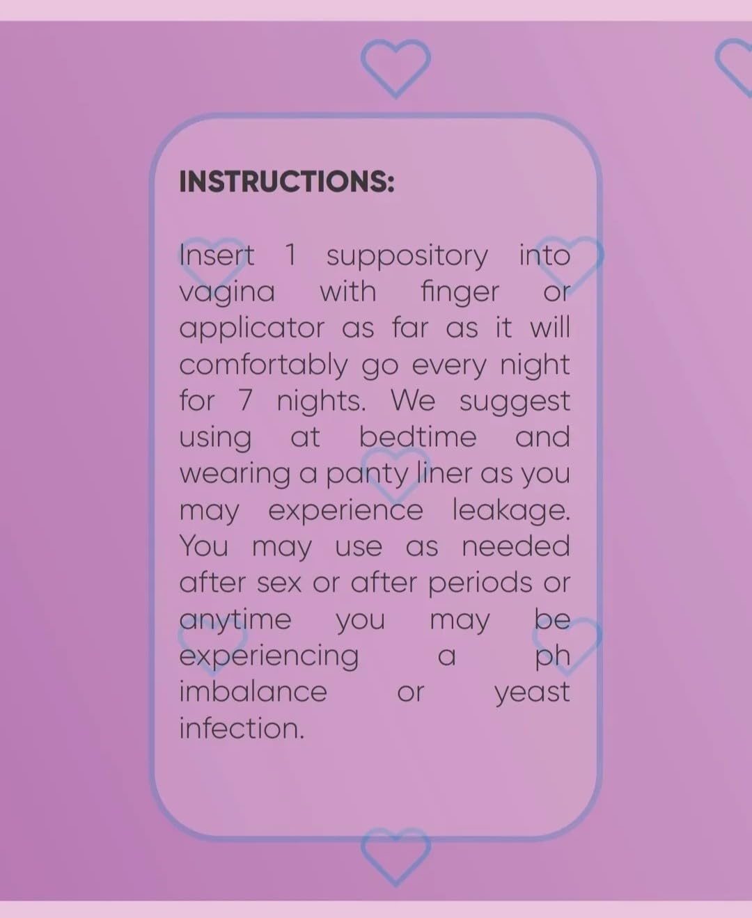 HerSheMe Boric Acid Vaginal Suppositories