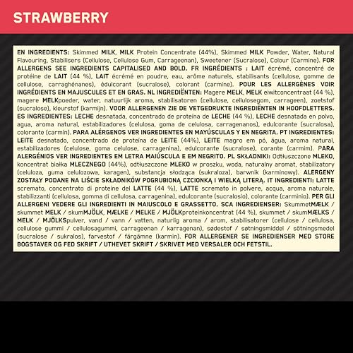 Optimum Nutrition High Protein Shake Bottles, Ready To Drink Healthy Snacks, No added