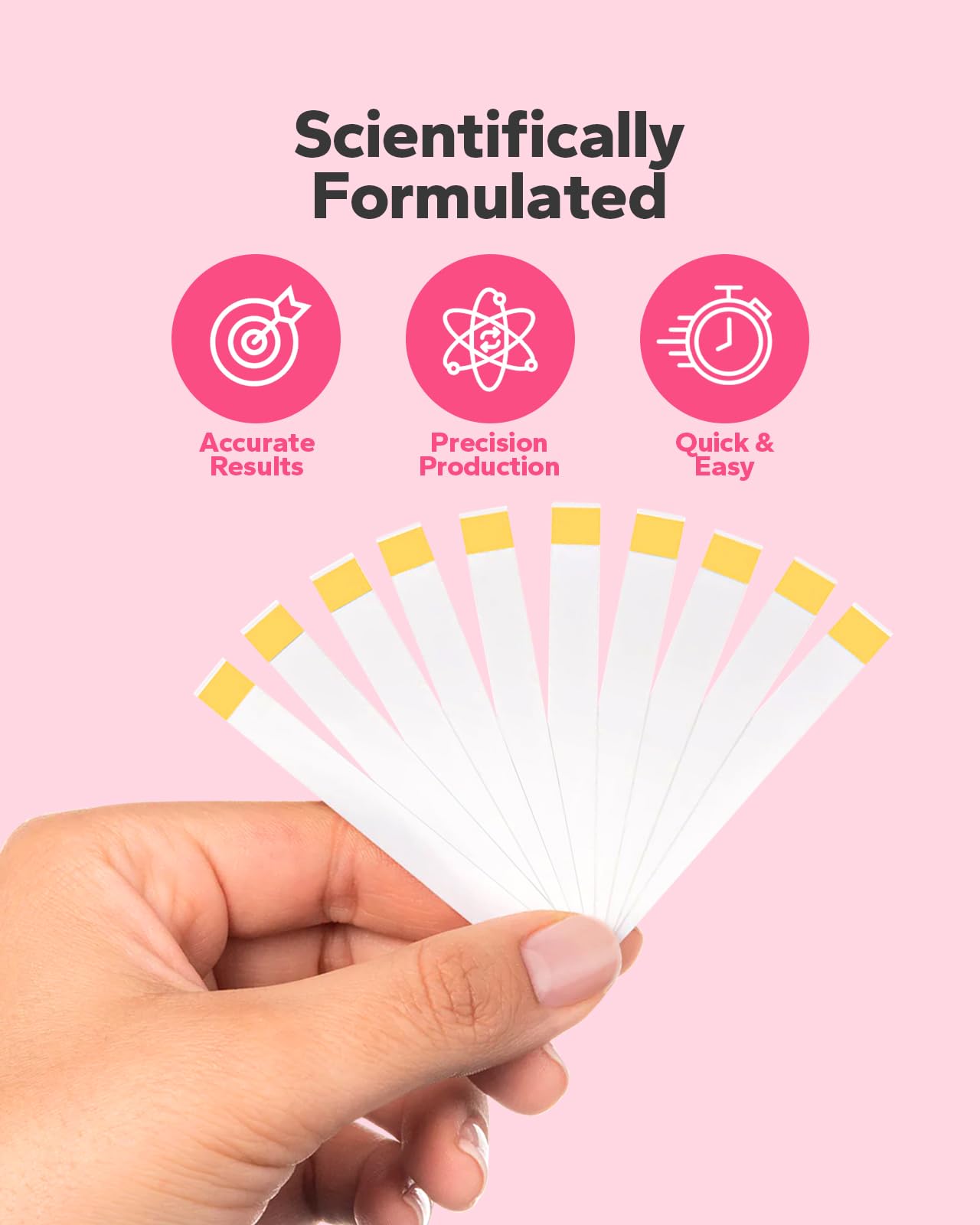 Choppie Vaginal Health pH Test Strips (50 Strips), pH Balance Test Strips for Women, Vaginal pH Test Strips