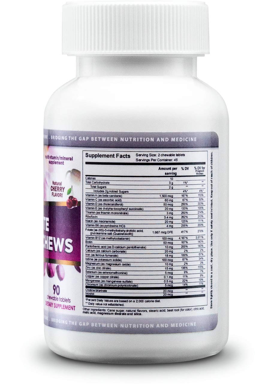 Nutri Supreme Research Ultimate Prenatal Chews with Folate 90 Chews