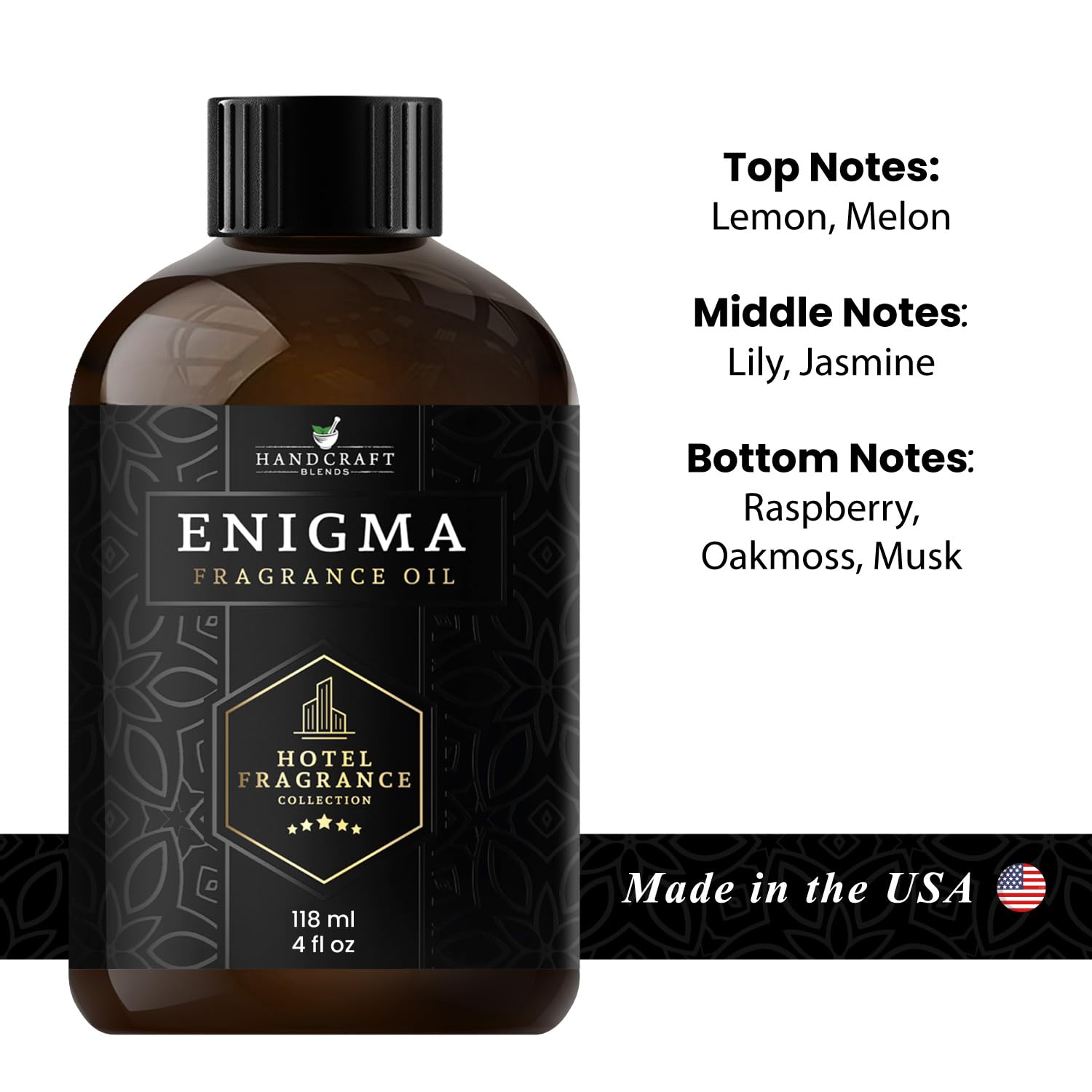 Handcraft Blends Hotel Fragrance Oil Enigma Scent – Luxury Hotel Collection Diffuser Oil Scents