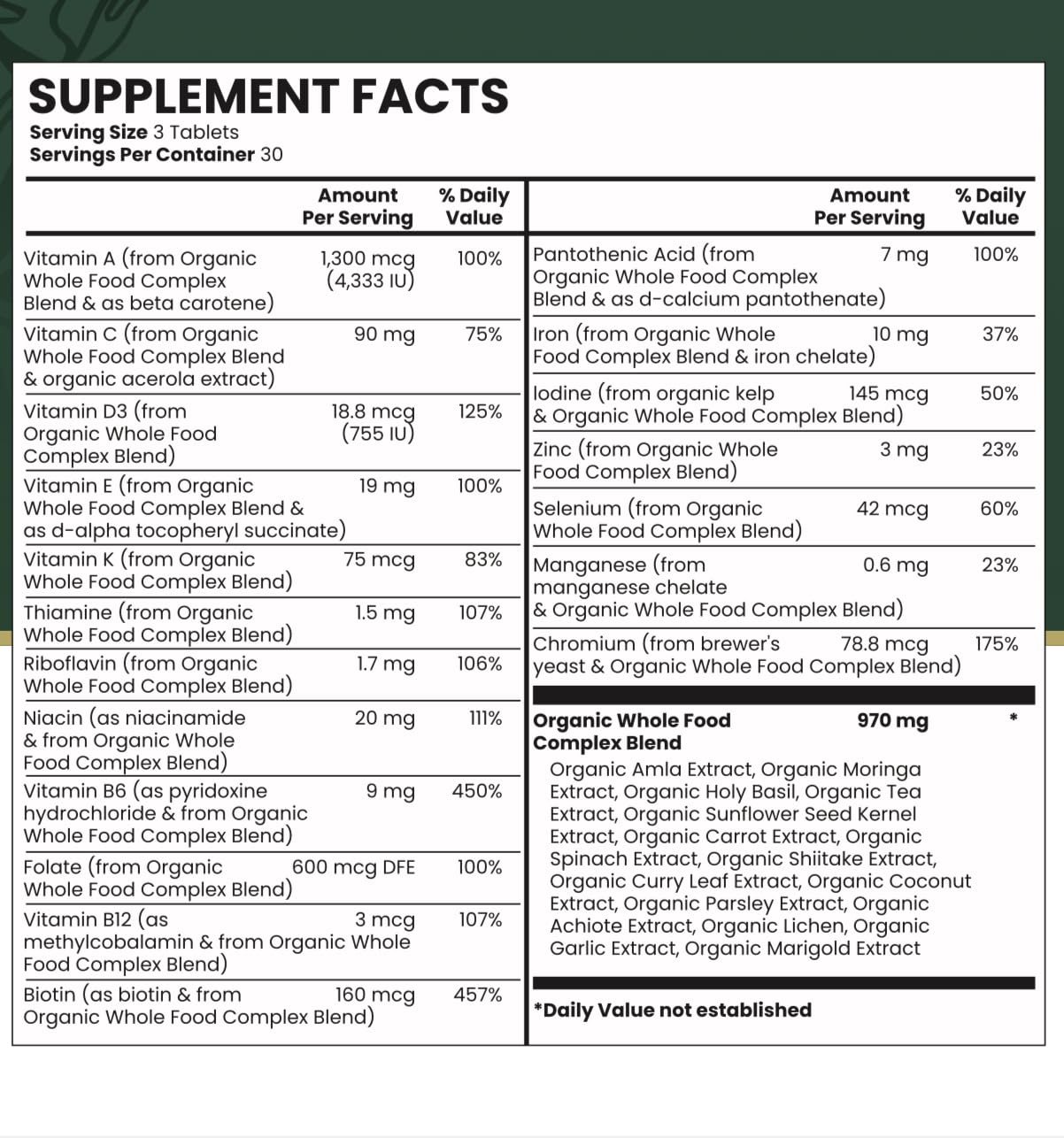 Moss Mama Nutraceuticals PreNatal Vitamin, for Pregnancy and Postpartum Multivitamin