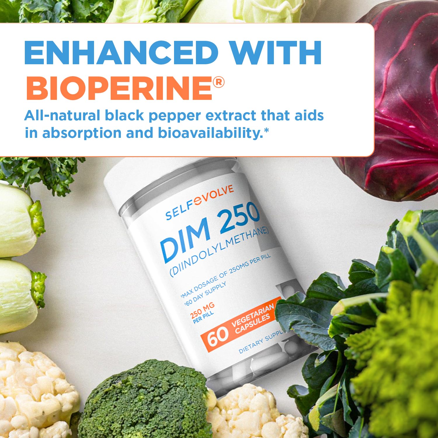 selfevolve Water Loss and DIM Supplement Bundle - Natural Water Pills for Reducing Water Retention