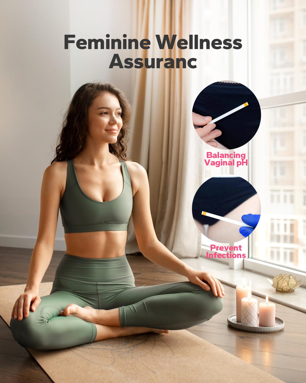 Choppie Vaginal Health pH Test Strips (50 Strips), pH Balance Test Strips for Women, Vaginal pH Test Strips