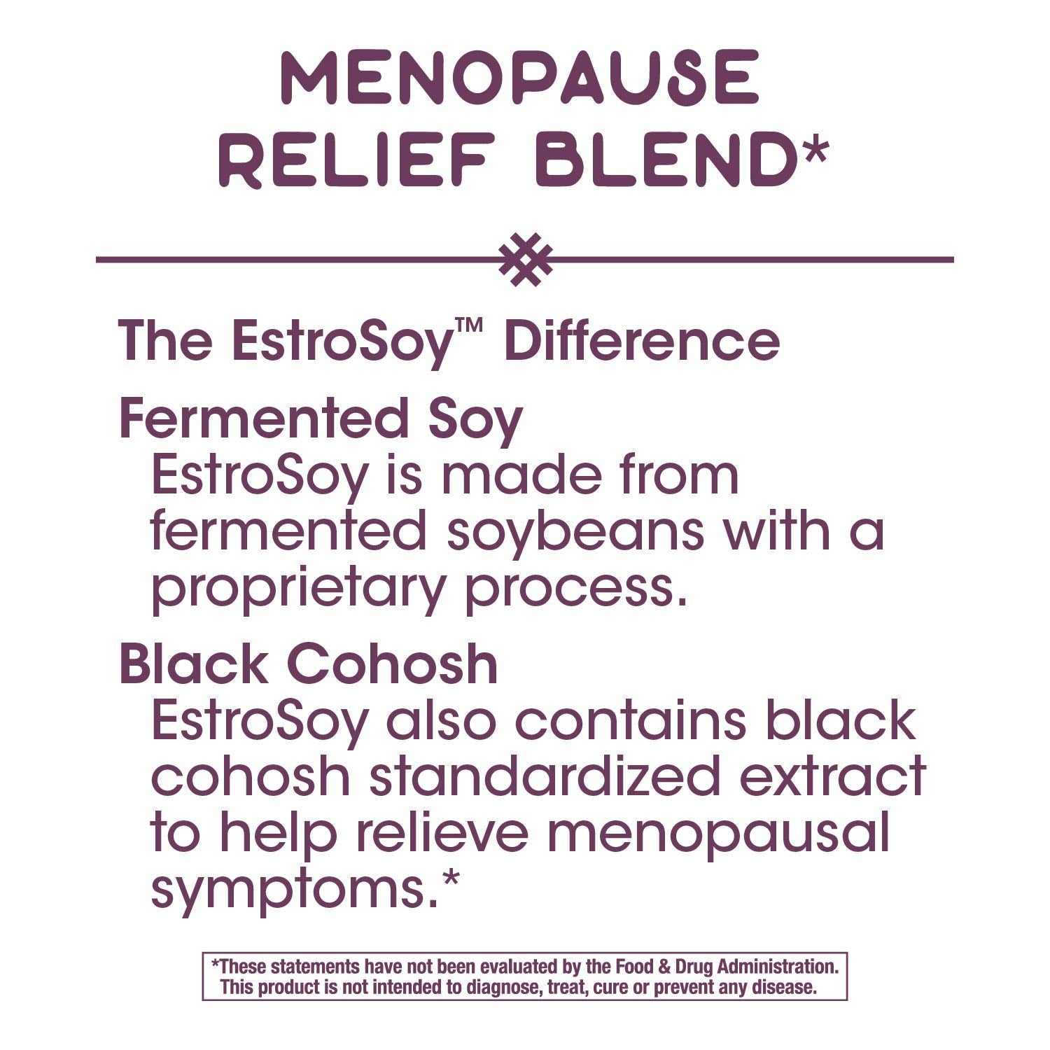 Nature's Way EstroSoy, Menopause Relief Blend*, Helps Relieve Menopausal Symptoms