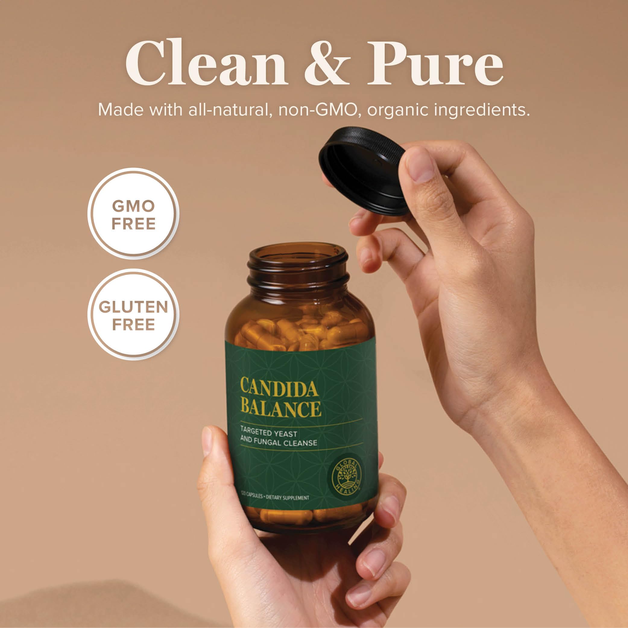 Global Healing Candida Cleanse (Mycozil) - Supports Detoxification for Natural Candida Cleanse