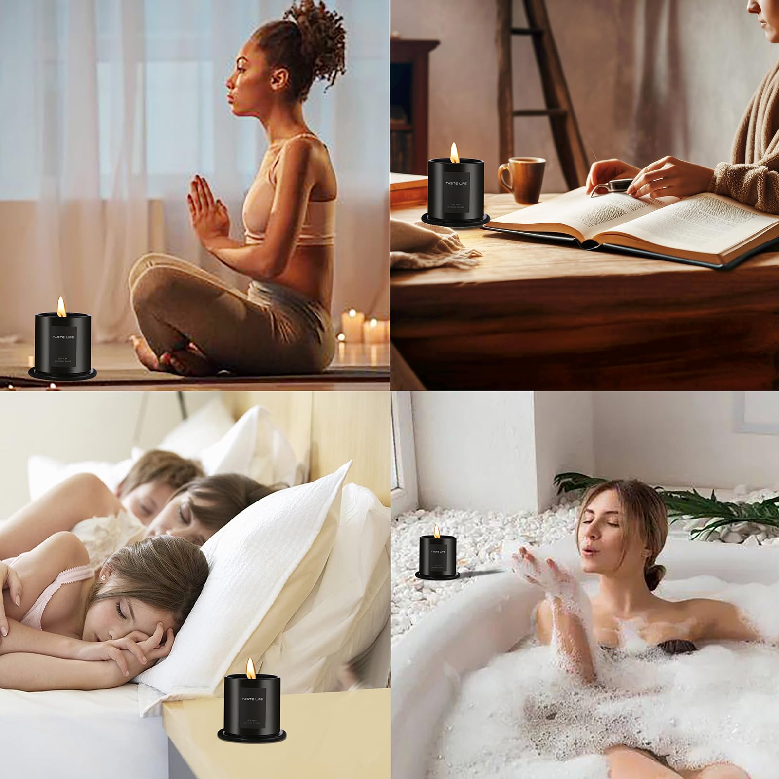 CELBERENA Scented Candles, Soy Candles for Home Scented, Lavender Vanilla Candles - Aromatherapy Candles