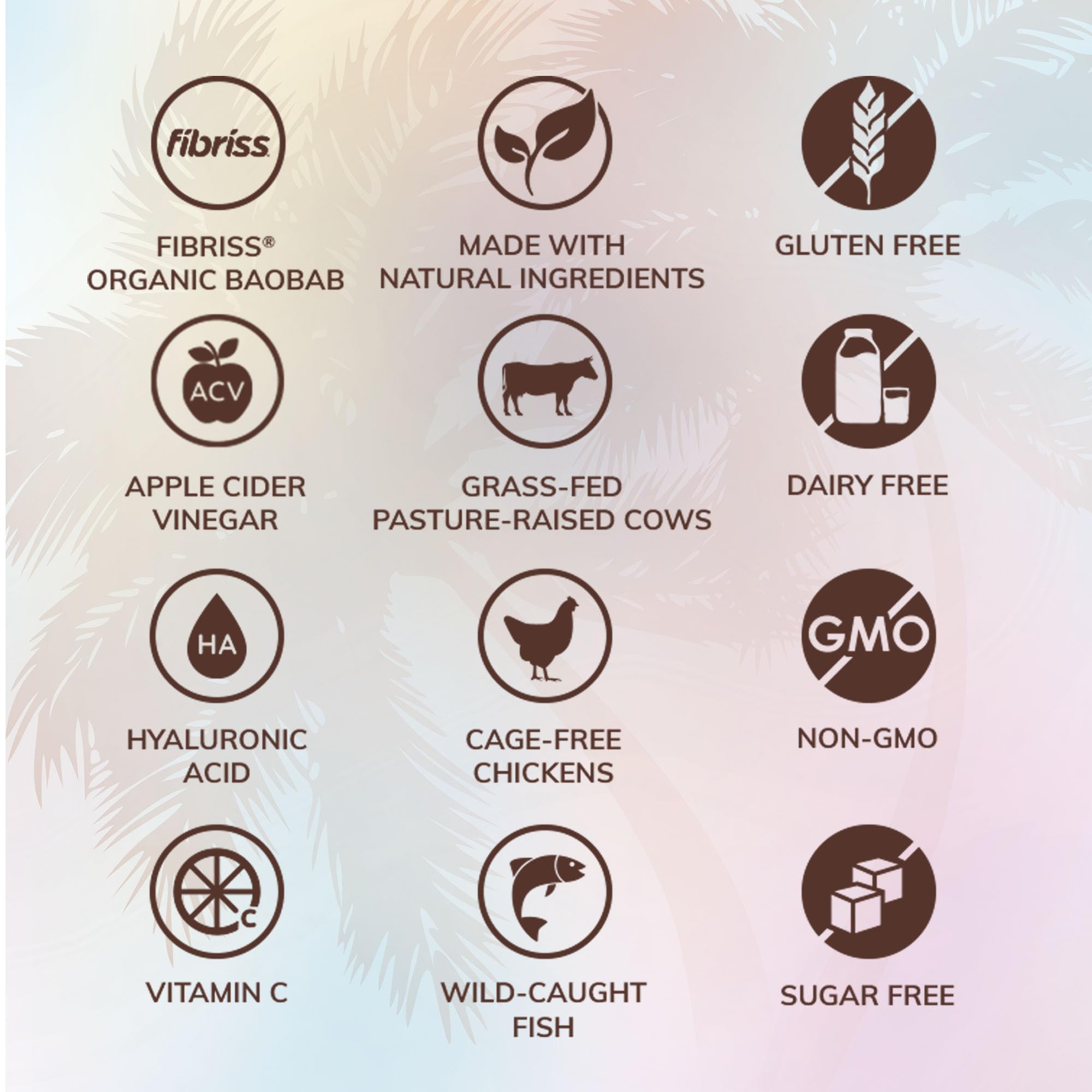 SkinnyFit Super Youth Chocolate Multi-Collagen Peptides + Probiotics, Baobab Fiber