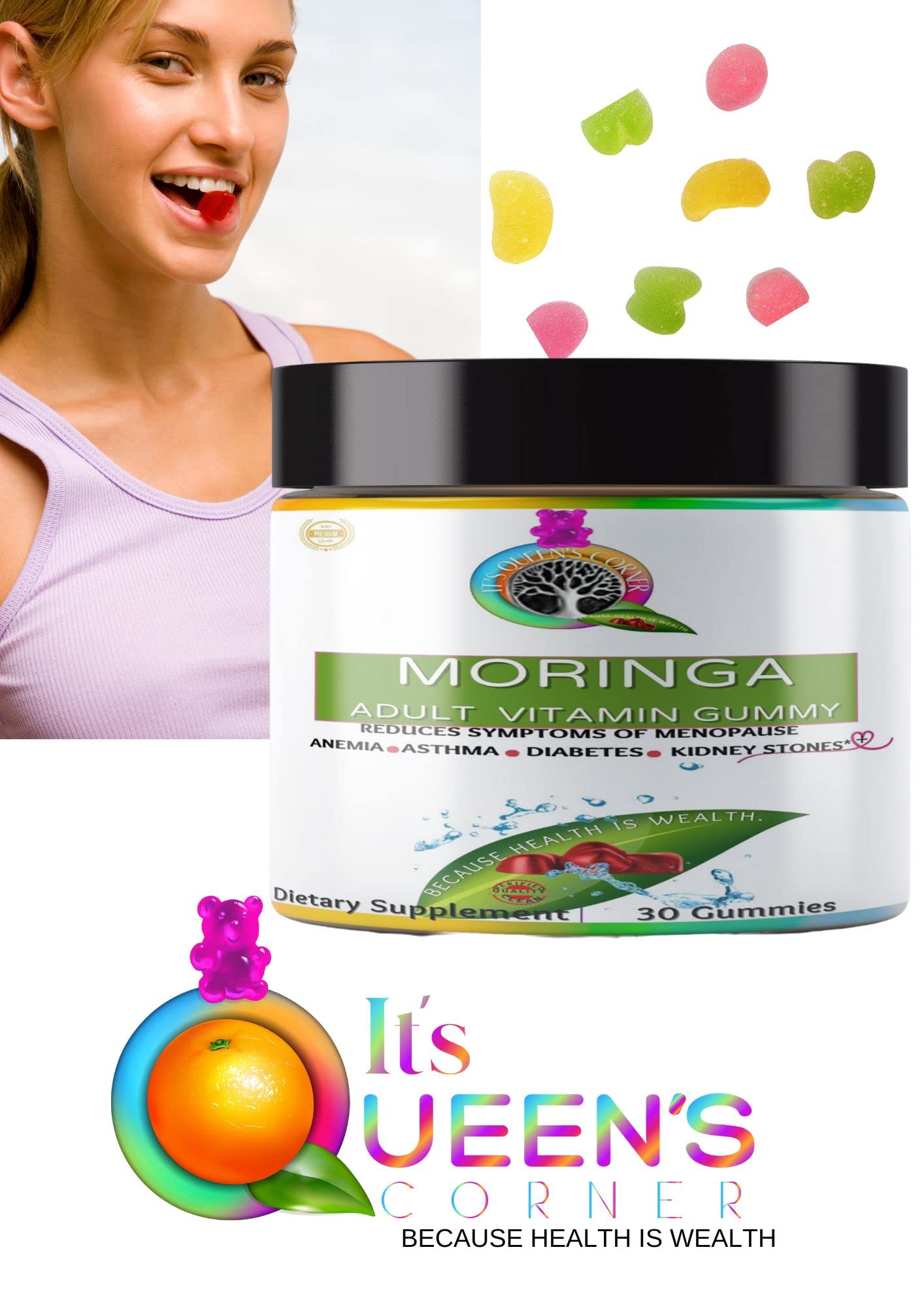Moringa- Adult Supplement Gummy