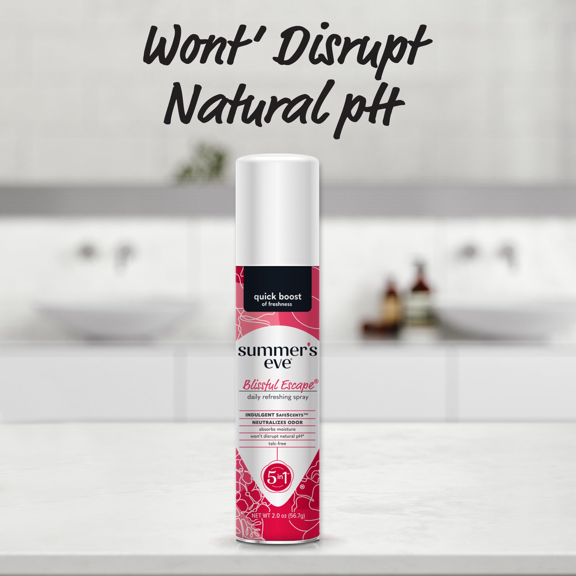 Summer's Eve Blissful Escape Daily Refreshing Feminine Spray, 2 oz