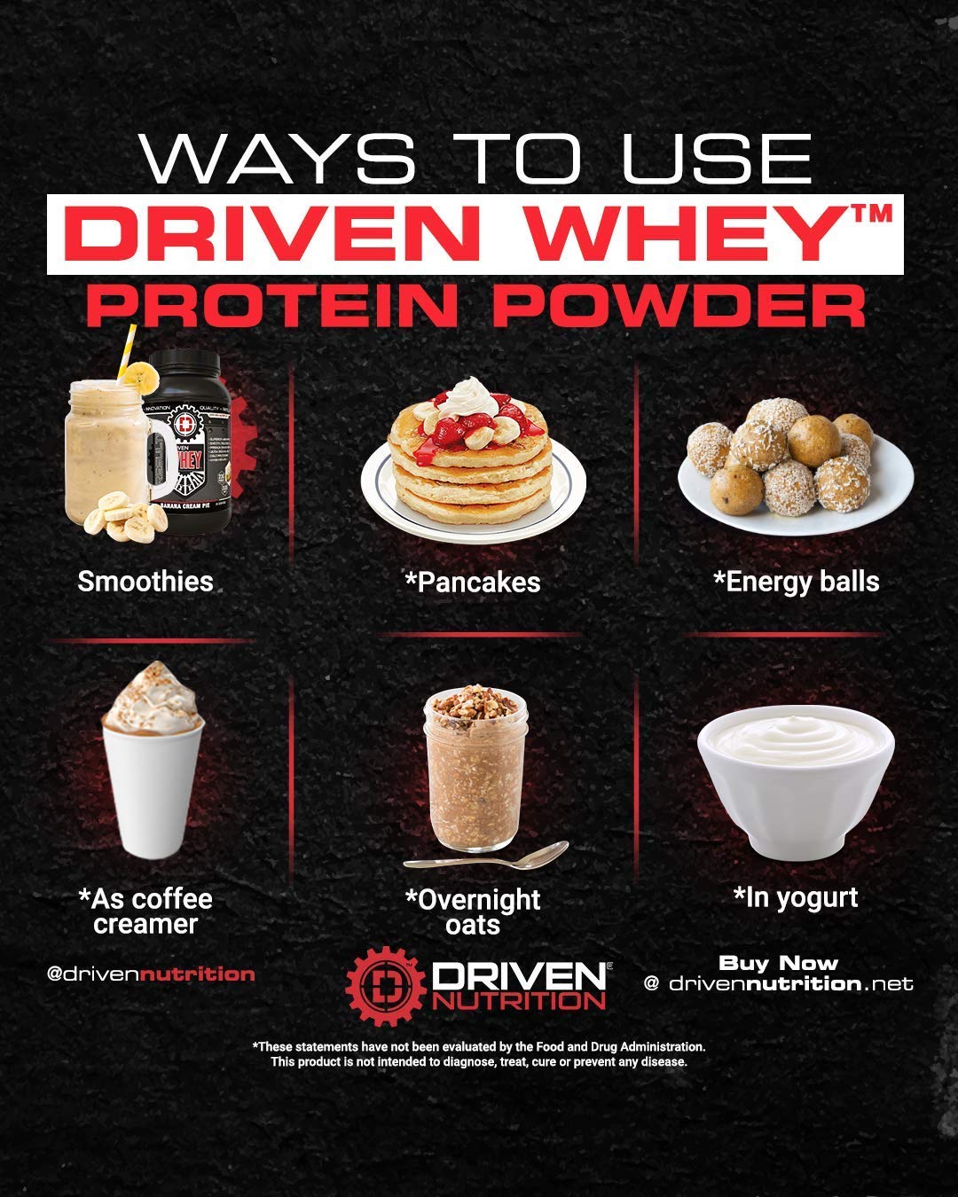 Driven WHEY- Grass Fed Whey Protein Powder: Delicious, Clean Protein Shake