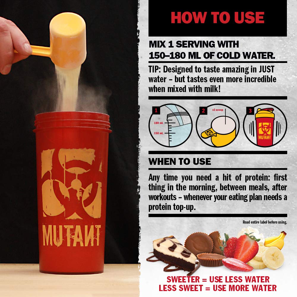 MUTANT ISO Surge – Pure whey Protein Isolate Powder, Low carb, Low Fat, Digestive Enzyme Boosted