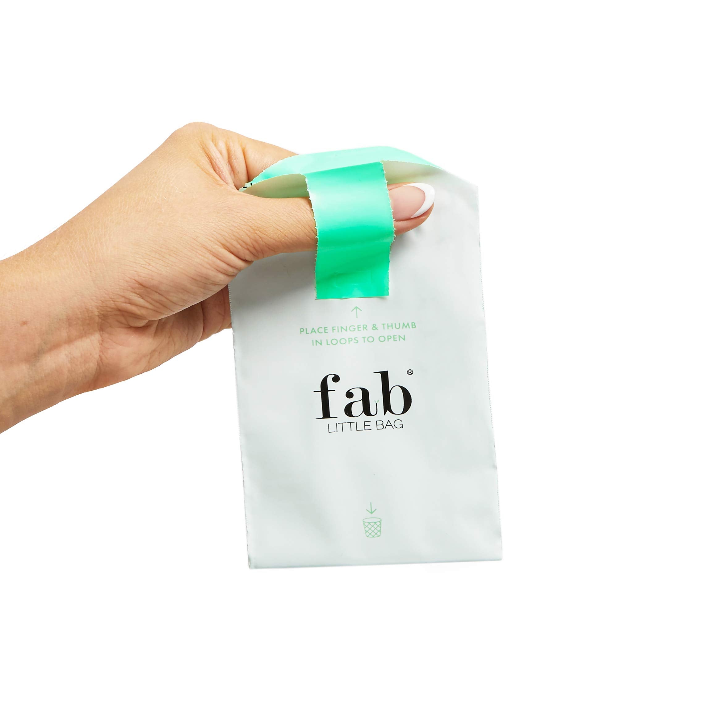 Fab Little Bag Starter Plus Pack - 45 Sanitary Disposal Bags Plus Recyclable Refill Pack