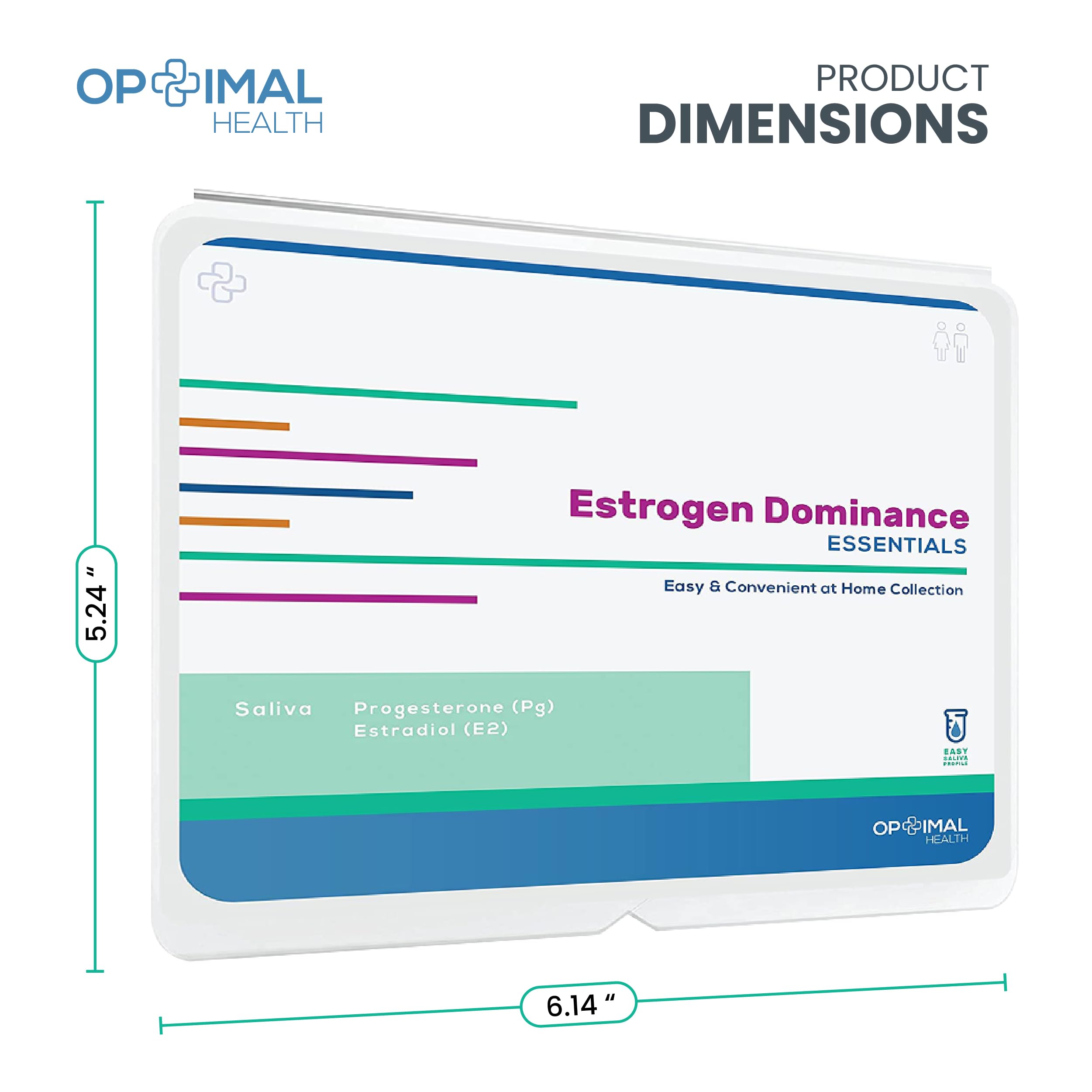 Estradiol (E2) & Progesterone (PG) | Saliva Hormone Test Kit for Women | Progesterone Deficiency
