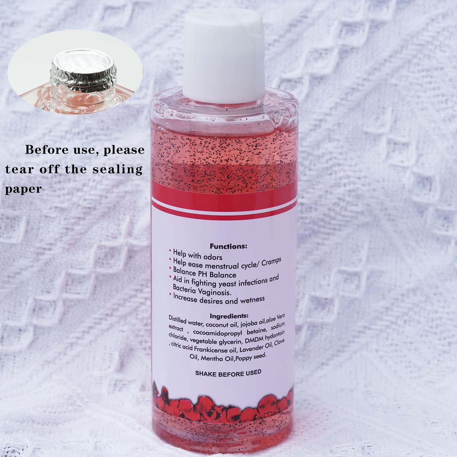 forvirness Feminine Wash with Cleaning Factor, Vaginal Wash - Clean, Remove Odor, pH Balance