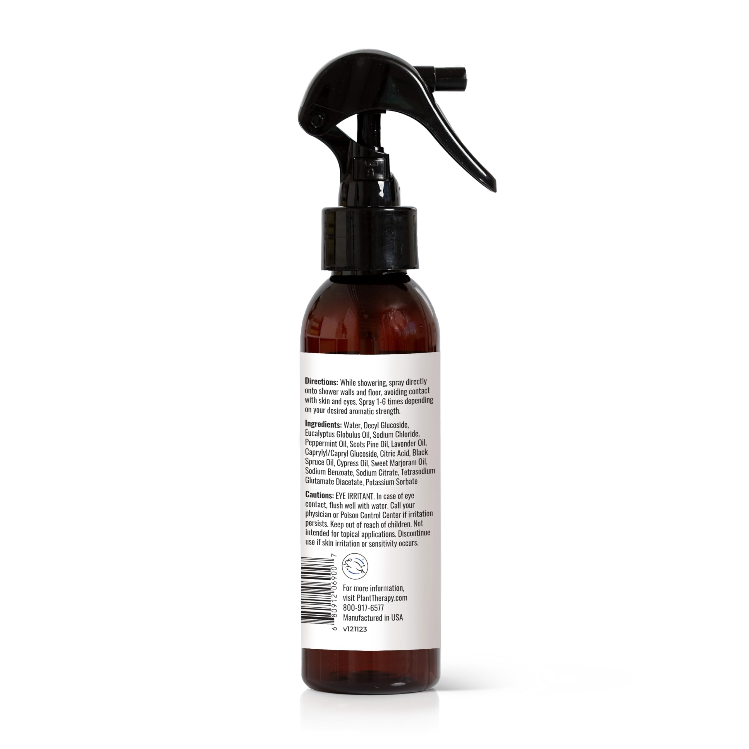 Plant Therapy Respir Aid Shower Mist 4 oz Refreshing & Crisp Aroma, Great to Help Clear Congestion