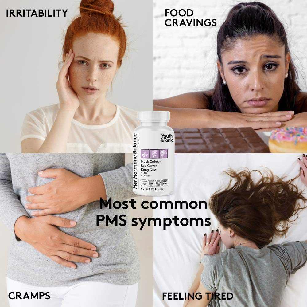 Youth & Tonic Women Water Weight Loss Pills for Hormonal Changes and Fluid Retention During PMS