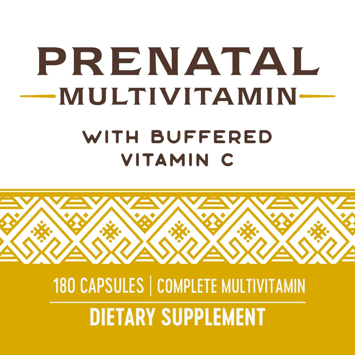 Nature's Way Prenatal Multivitamin, with folate for Healthy Brain and Spinal Development