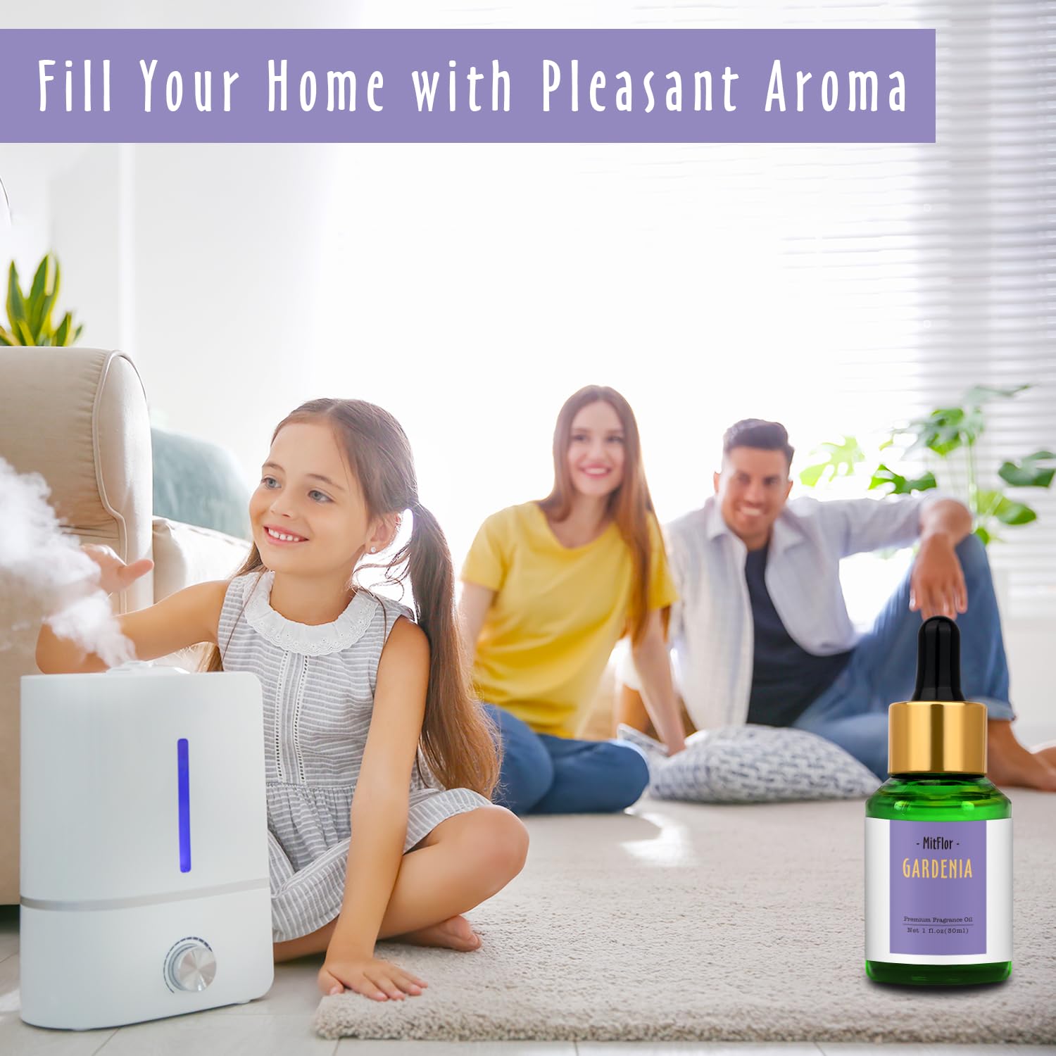 Gardenia Fragrance Oil, MitFlor Single Scented Oil, Large Size Premium Grade Fragrance Oil