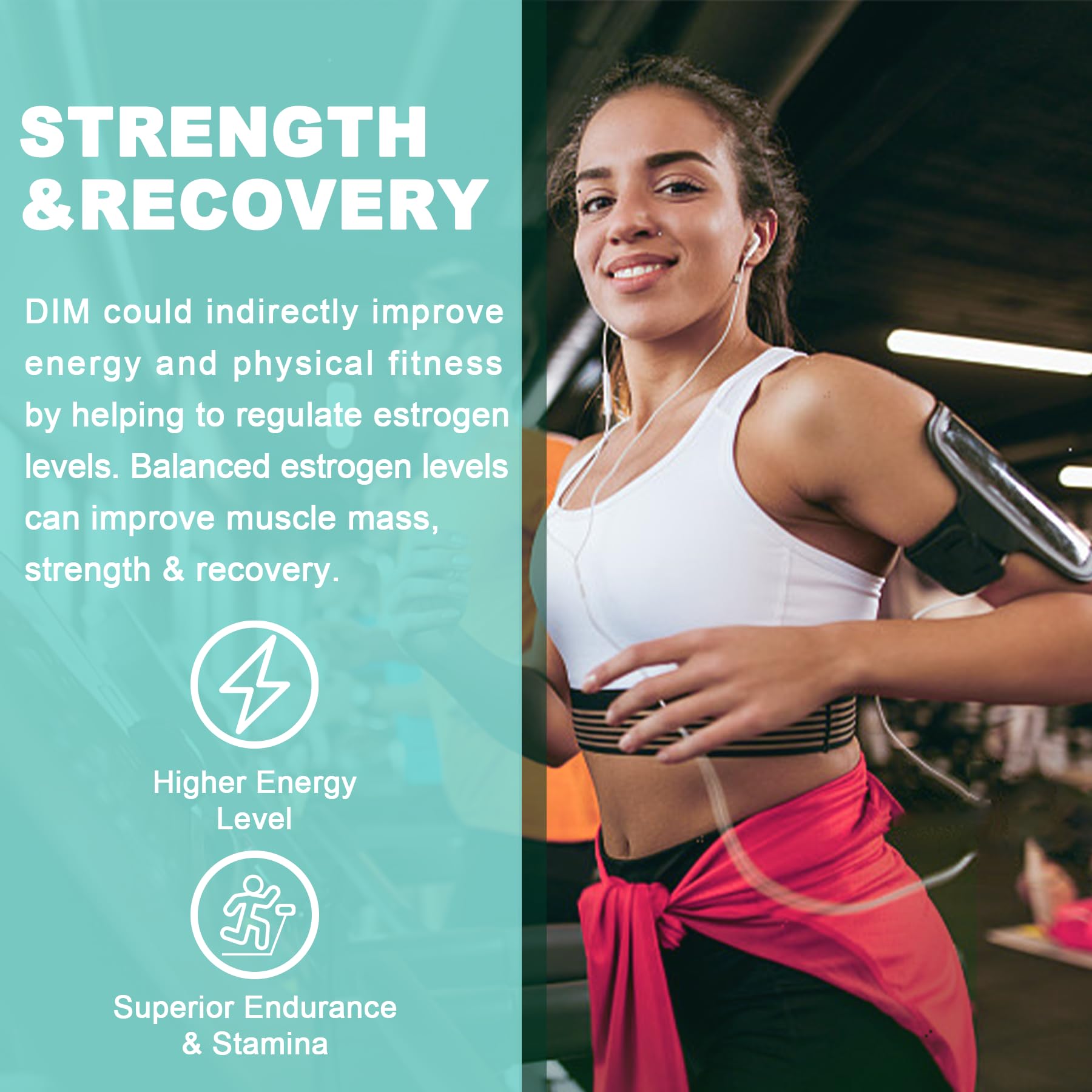 DIM Supplement Women 400mg, Estrogen Supplement for Women, Sugar Free DIM Gummies for Men & Women