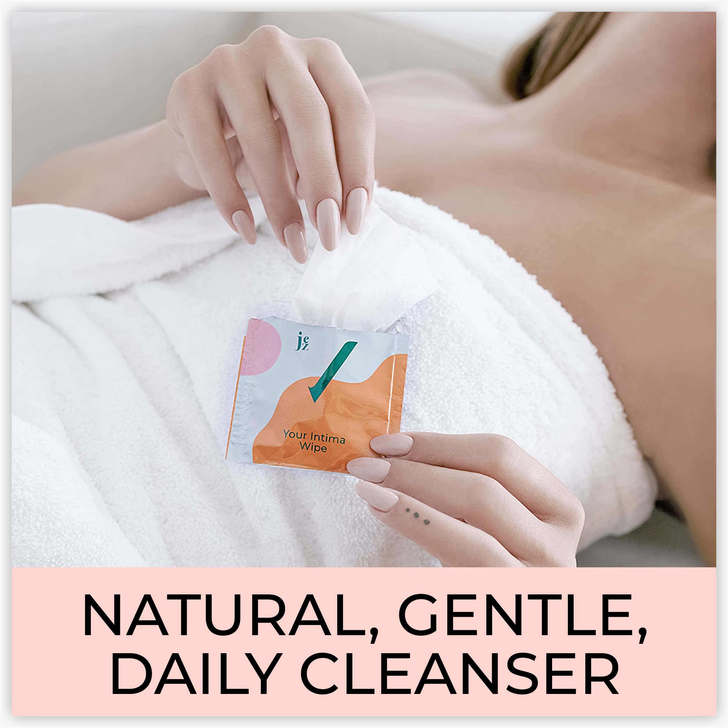 Jez Your Intima Wipes 30-Pack - Women's Feminine Care, Hygiene Products On the Go