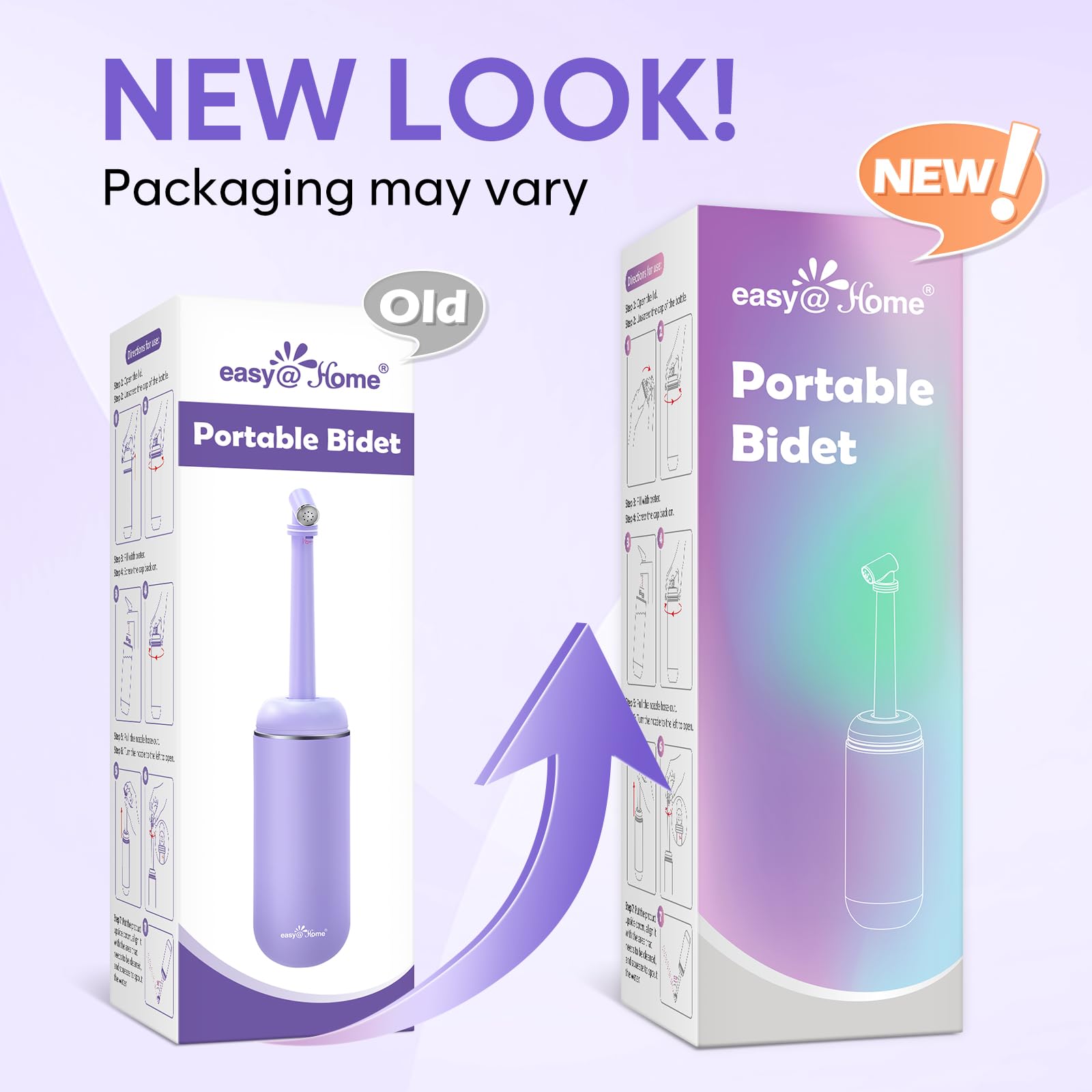 Portable Peri Bottle for Postpartum & Perineal Care: Easy@Home Handheld Bidet Perfect for Personal