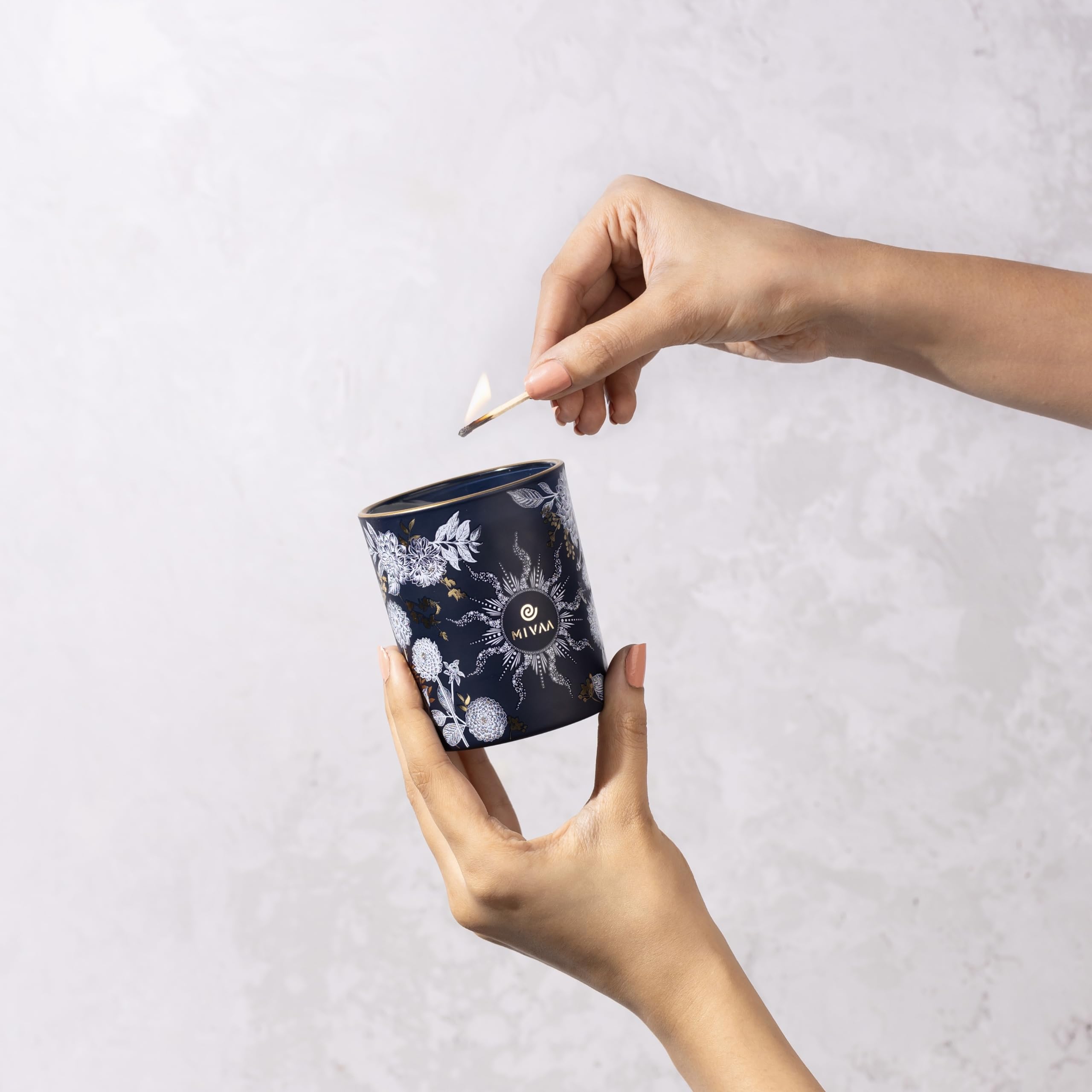 Mivaa Scented Candles - 100% Natural Soy Wax, 40 hrs Burn, Lead-Free Wicks, Holiday, Fall, Winter