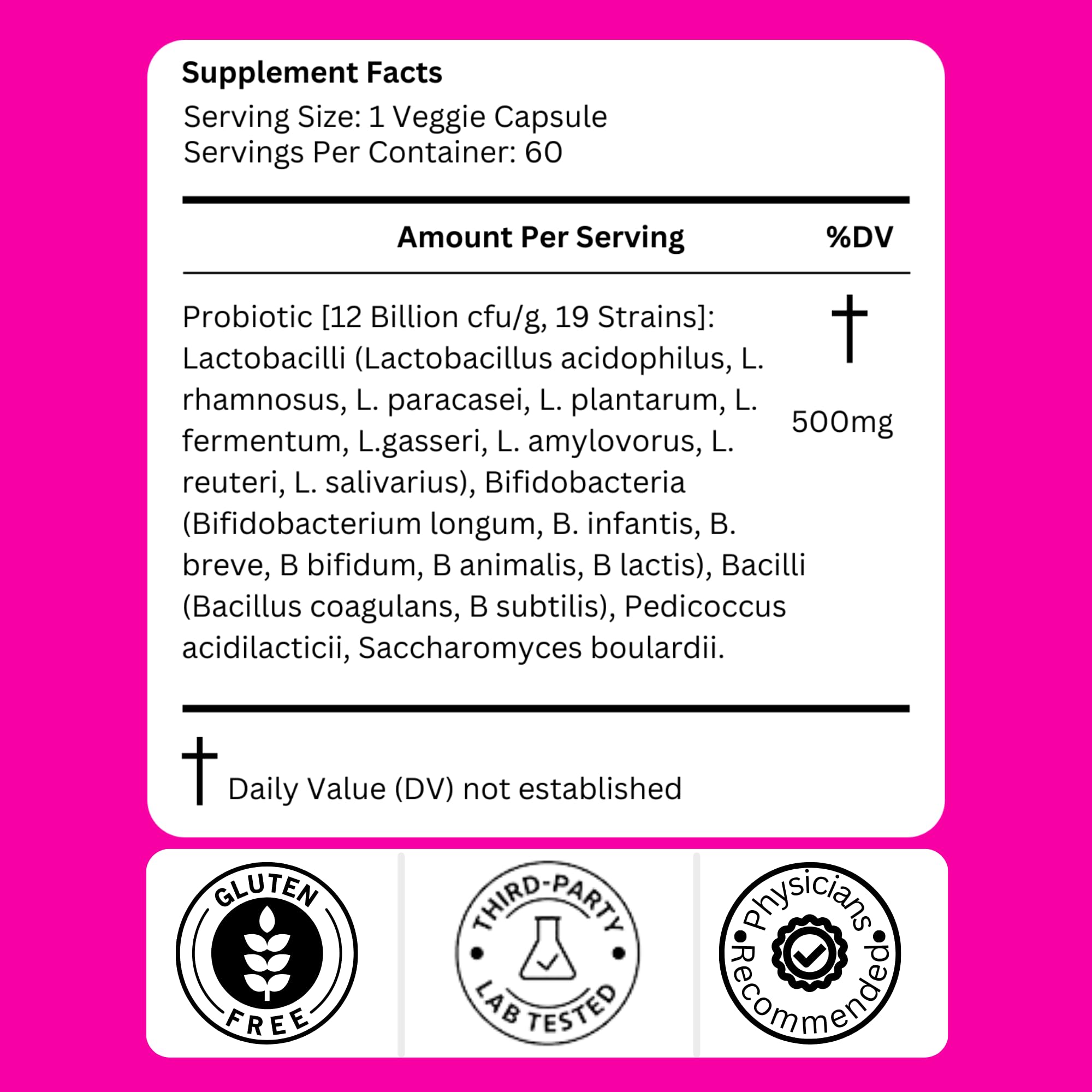 Nook Vaginal Probiotics for Women - pH Balance & Odor Control Feminine Health Supplements