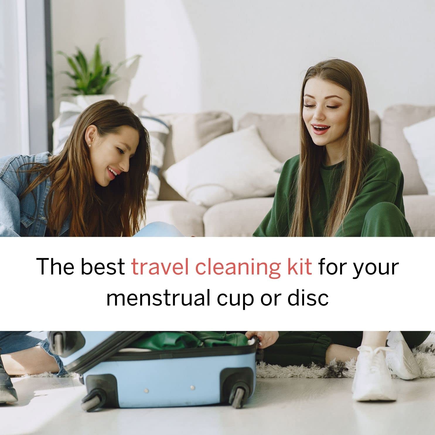 Pixie Cup Menstrual Cup Cleaner Kit - Sterilizer Wash, Public Restroom Carry Cup, 20 Wipes