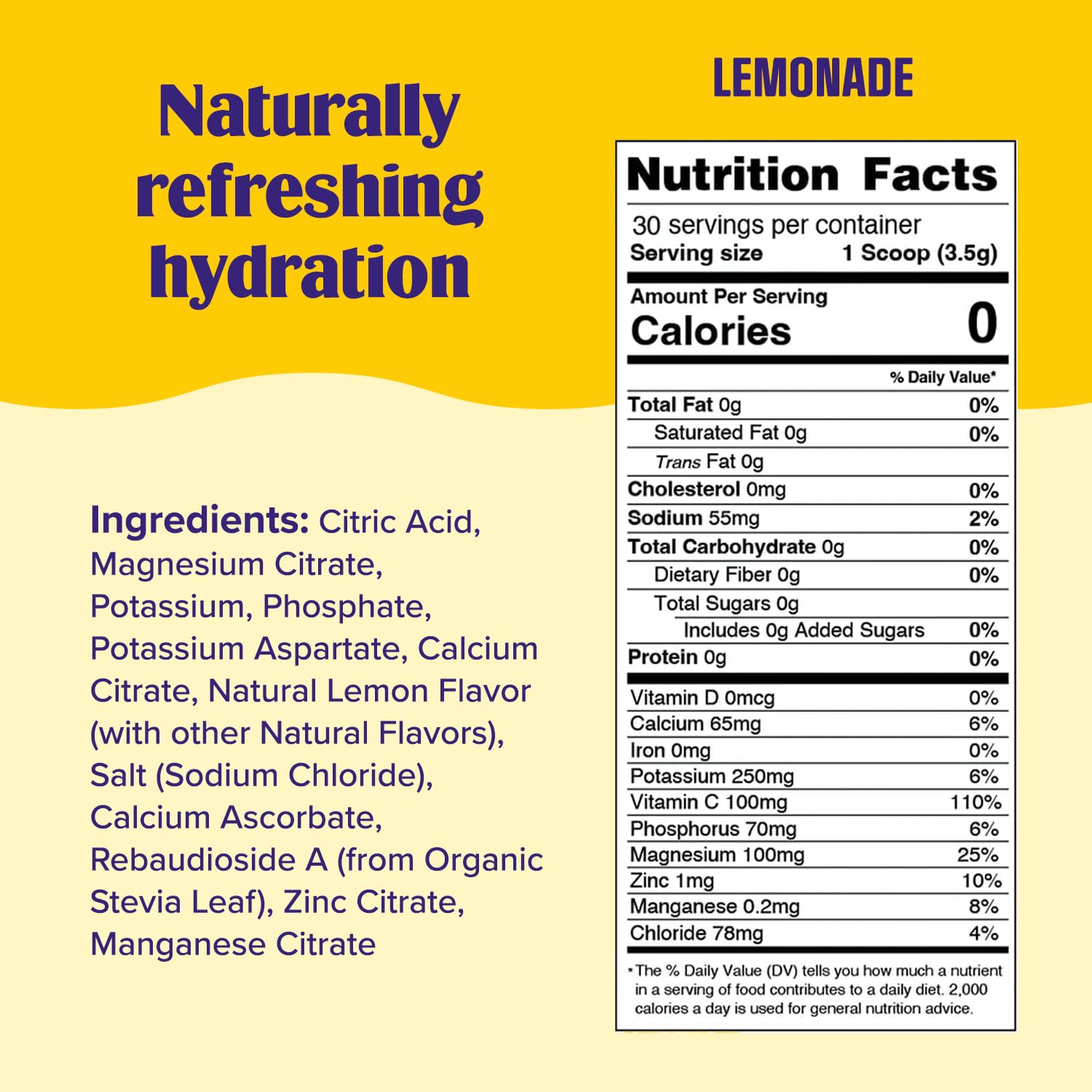 Ultima Replenisher Daily Electrolyte Drink Mix – Lemonade, 30 Servings – Hydration Powder