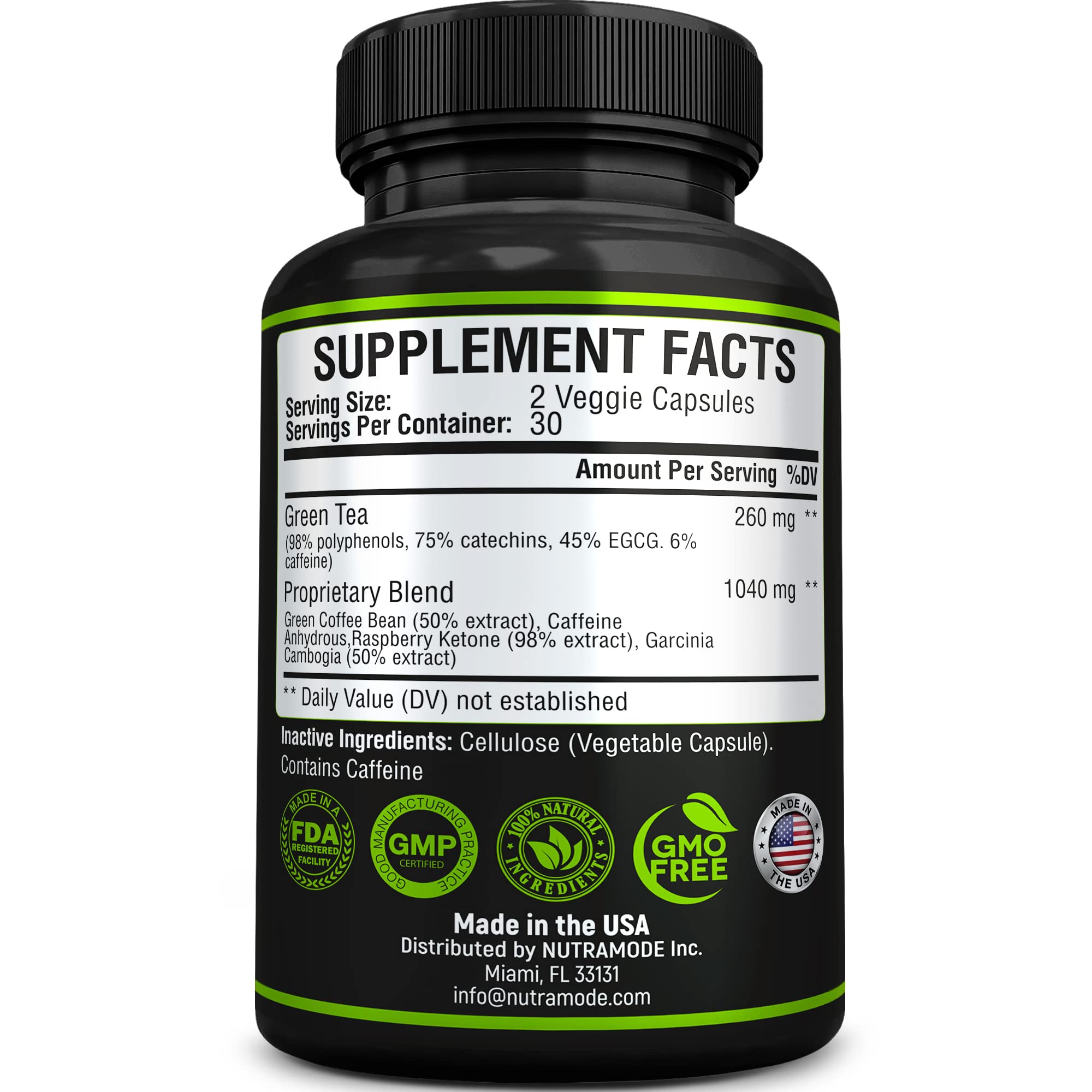 Premium Green Tea Extract Fat Burner Supplement EGCG-Natural Appetite Suppressant