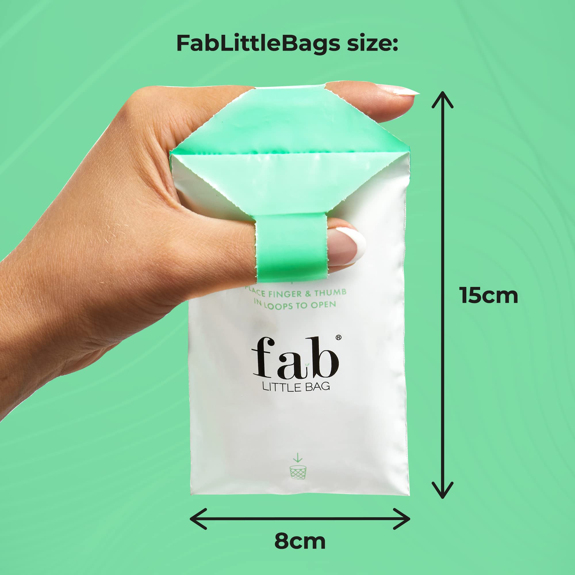 Fab Little Bag Starter Plus Pack - 45 Sanitary Disposal Bags Plus Recyclable Refill Pack
