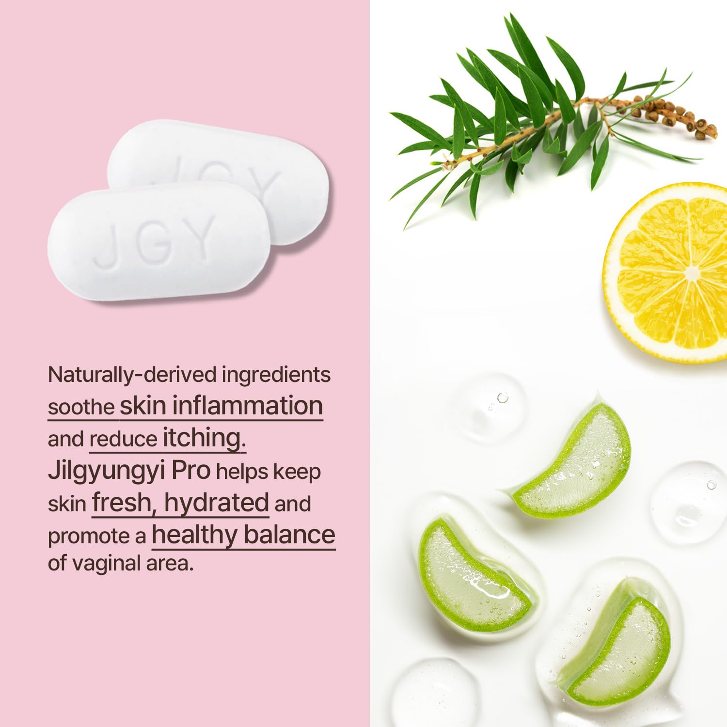 JILGYUNGYI PRO Feminine Wash Tablets - Feminine Intimate Solution - Moisturizing, Tightening
