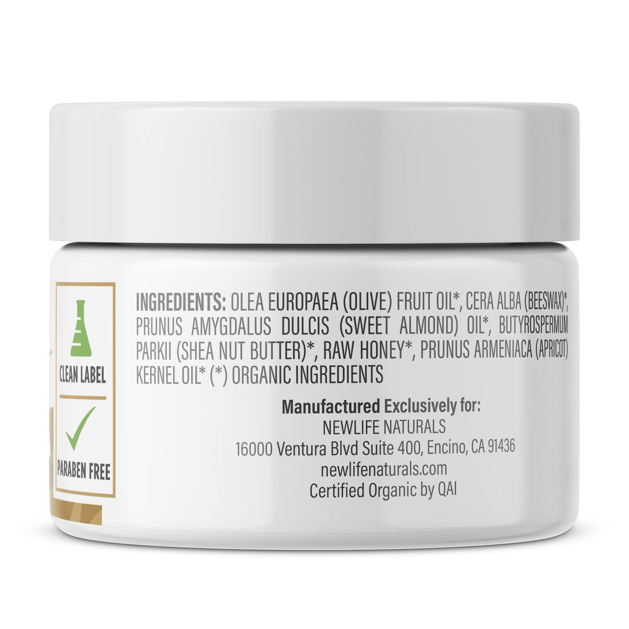 NewLife Naturals Certified Organic Vulva Cream - Menopause Support, Itching Relief, Vaginal Moisturizer