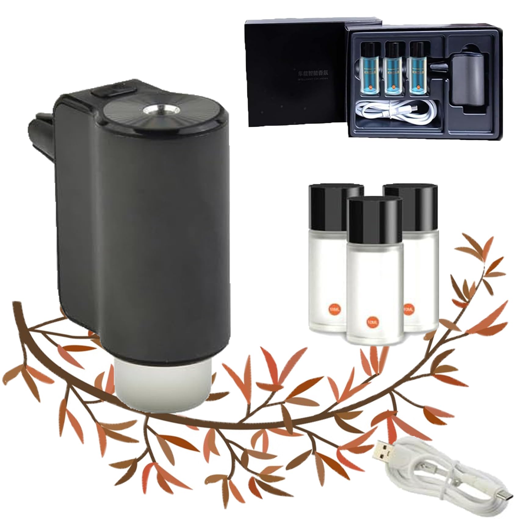 Intelligent Car Aroma,Intelligent Car Aroma Channel Car Air Freshener,Smart Car Air