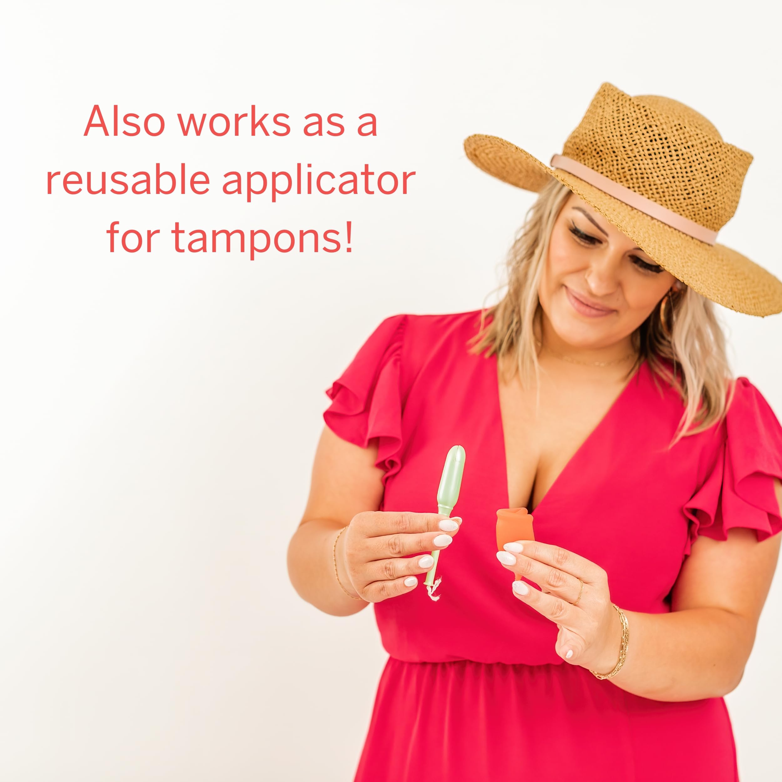 Pixie Menstrual Cup & Tampon Applicator + Period Cup Remover - Make Insertion & Removal Easy