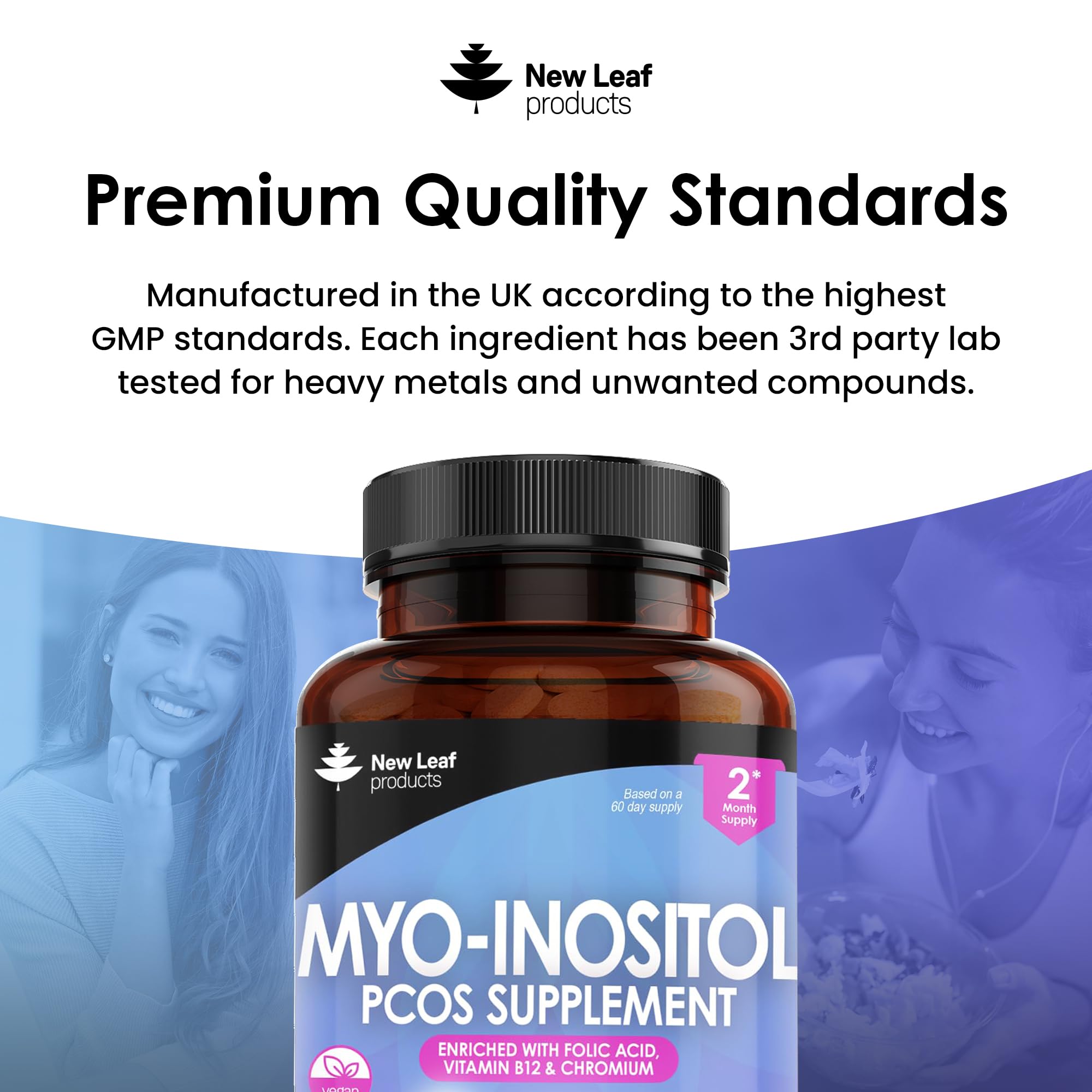 Myo-Inositol PCOS Supplement - Myo Inositol Tablets PCOS Supplement Enriched