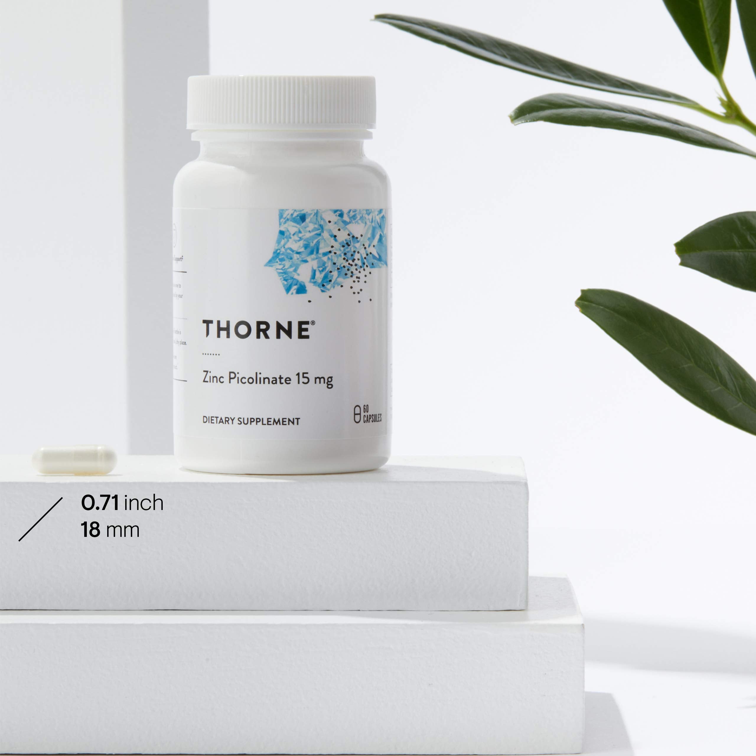 Thorne Zinc Picolinate 15mg - Highly Absorbable Zinc Supplement - Supports Wellness