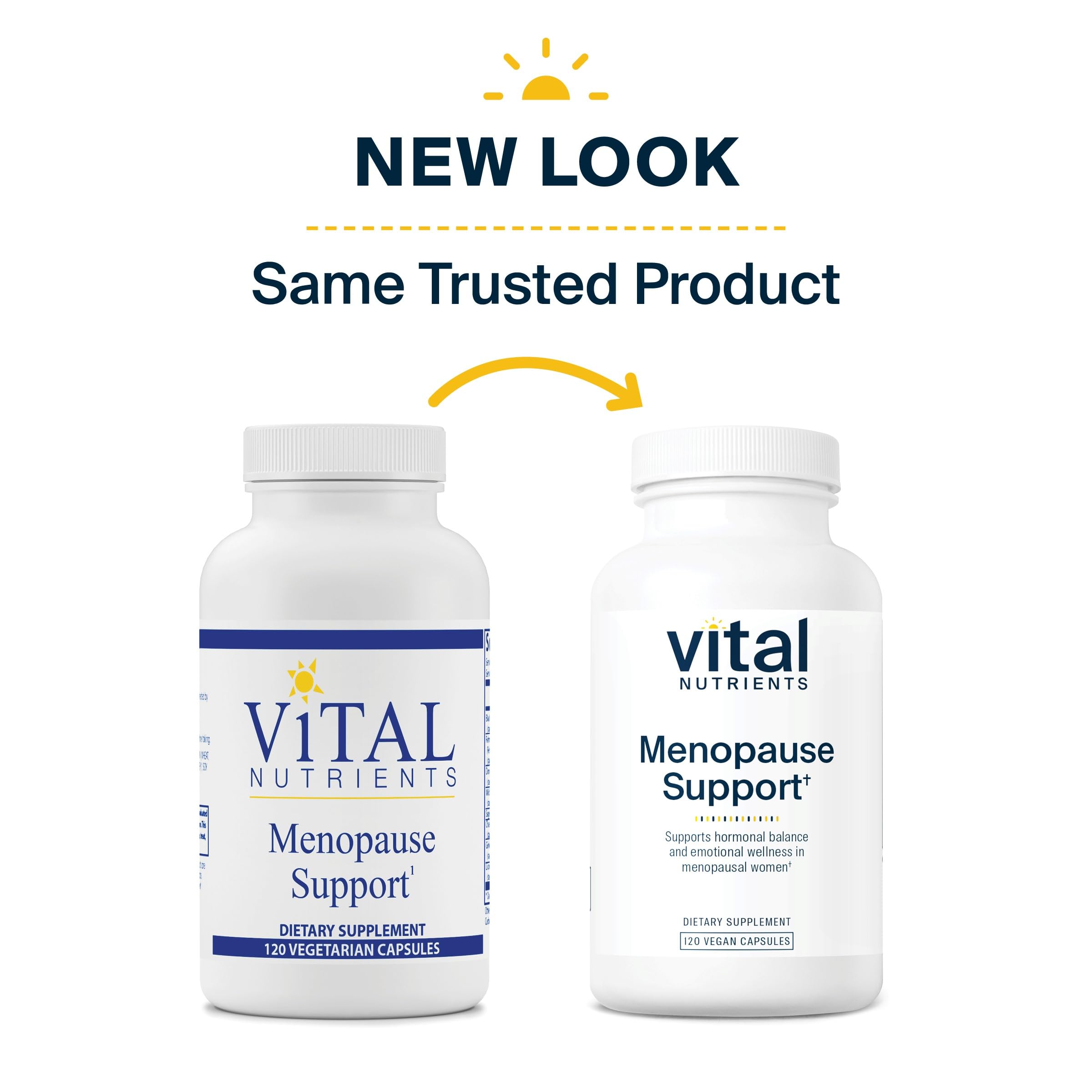 Vital Nutrients Menopause Support | Vegan Supplement for Women | Herbal Complex