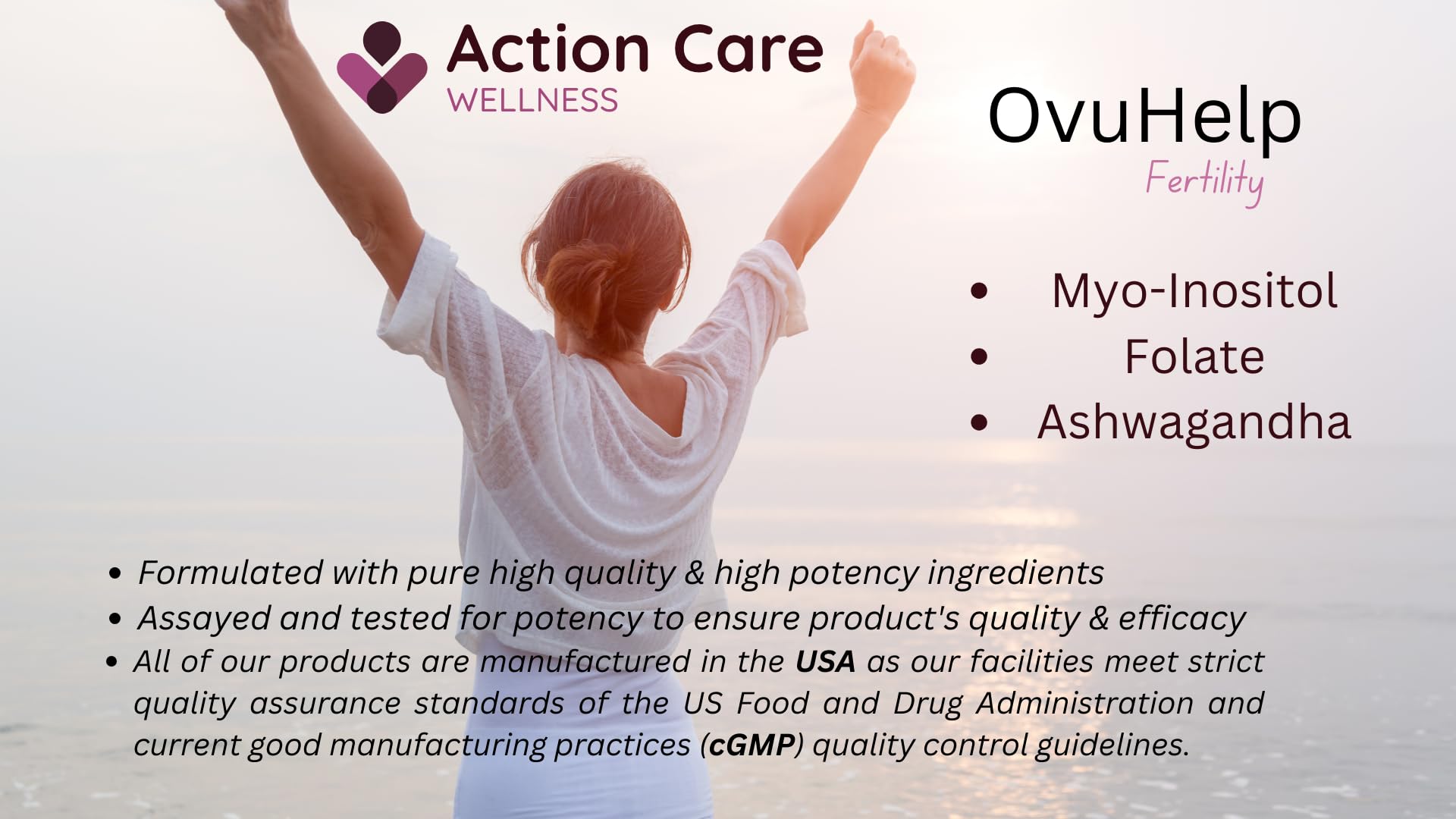 OvuHelp Fertility For Women combines optimum composition of world-renowned herbs, nutrients
