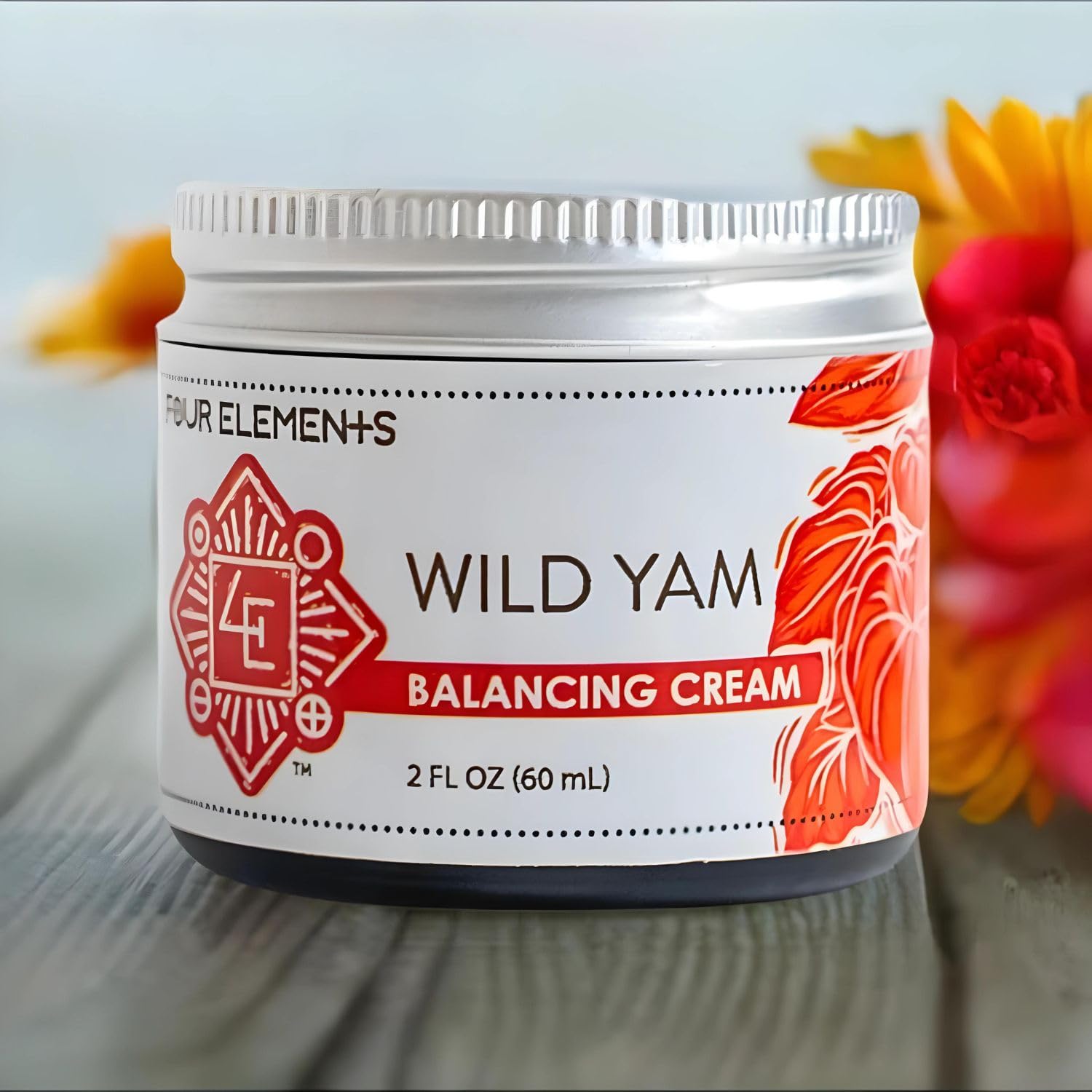 Four Elements 4E Wild Yam Organic Balancing Cream for Women -1st Place Winner