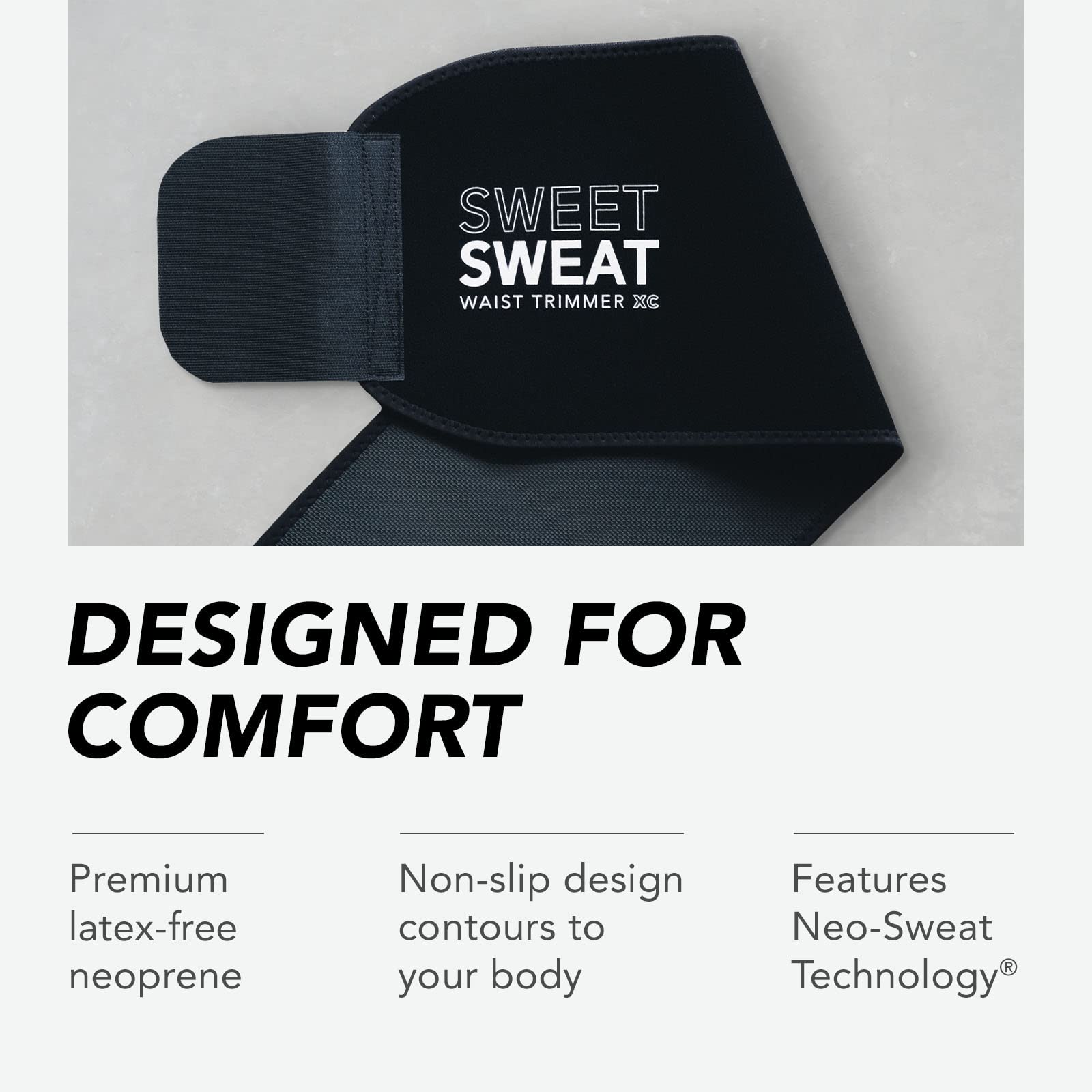 Sports Research Sweet Sweat Waist Trimmer Get More from Your Workout - Medium