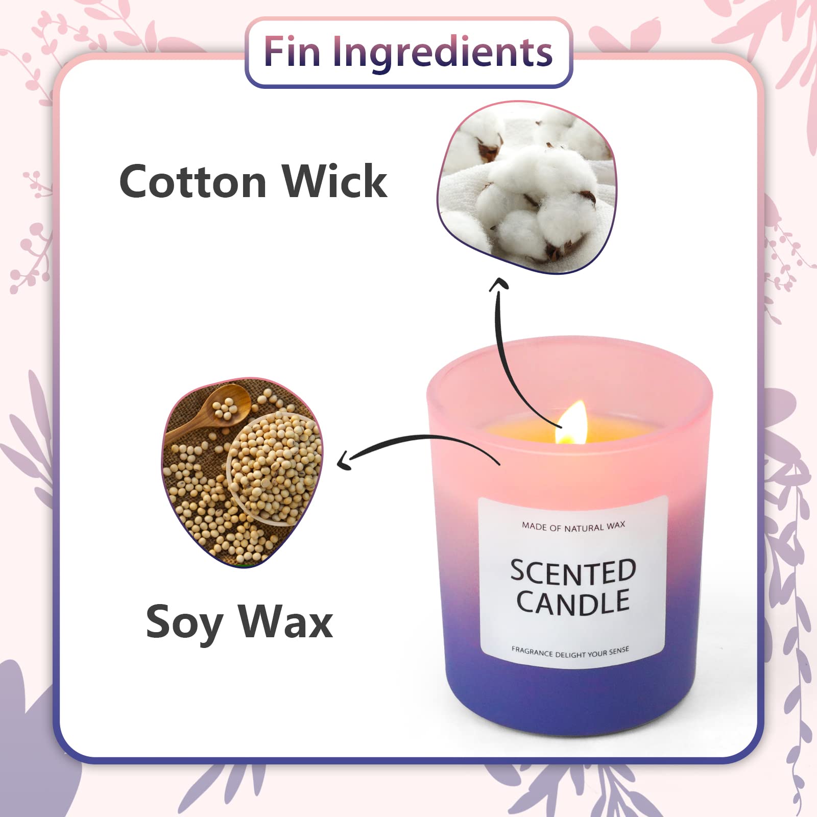 Candles, Scented Candles, Candles for Home Scented, Scented Candle Gift Set for Women