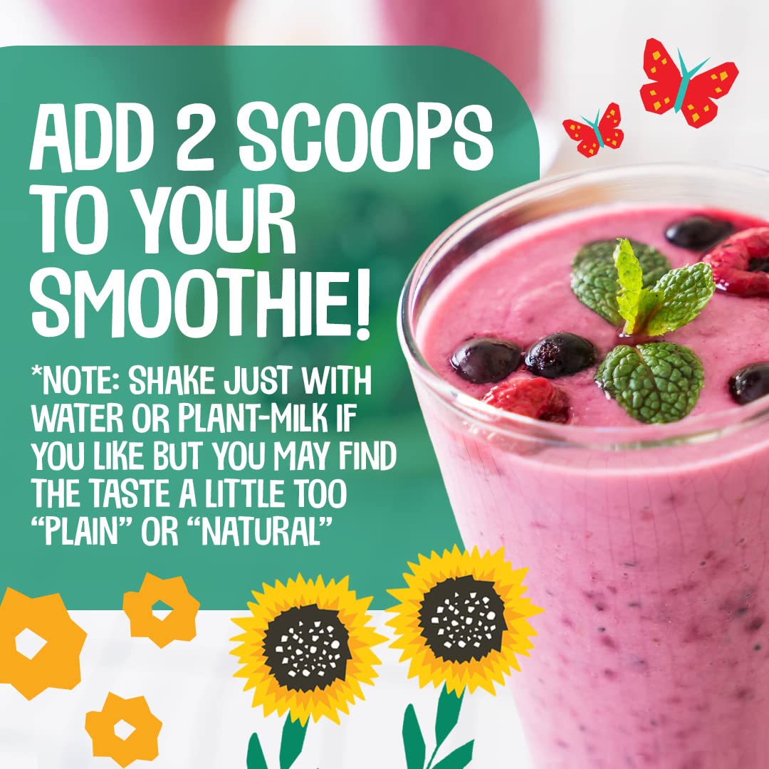 EarthChimp Organic Vegan Protein Powder - with Probiotics - Non GMO, Dairy Free