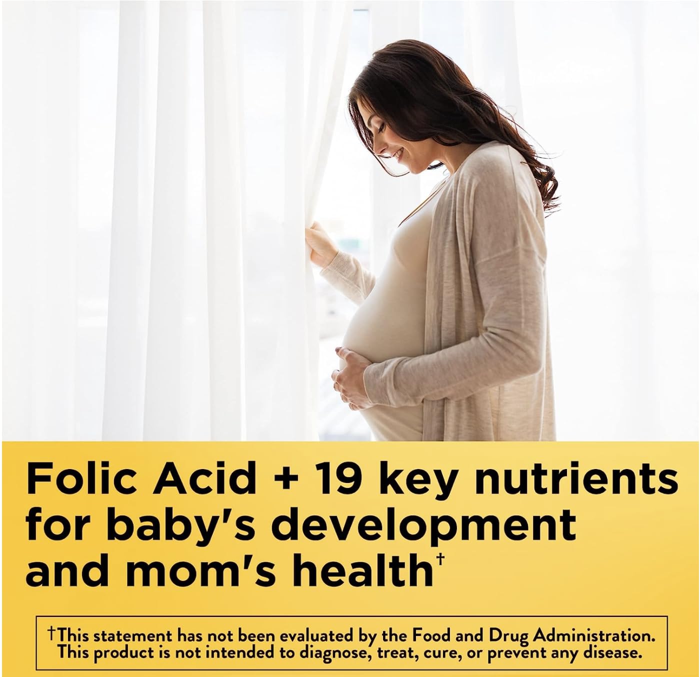 Nature Made Prenatal with Folic Acid + DHA, Prenatal Vitamin and Mineral Supplement