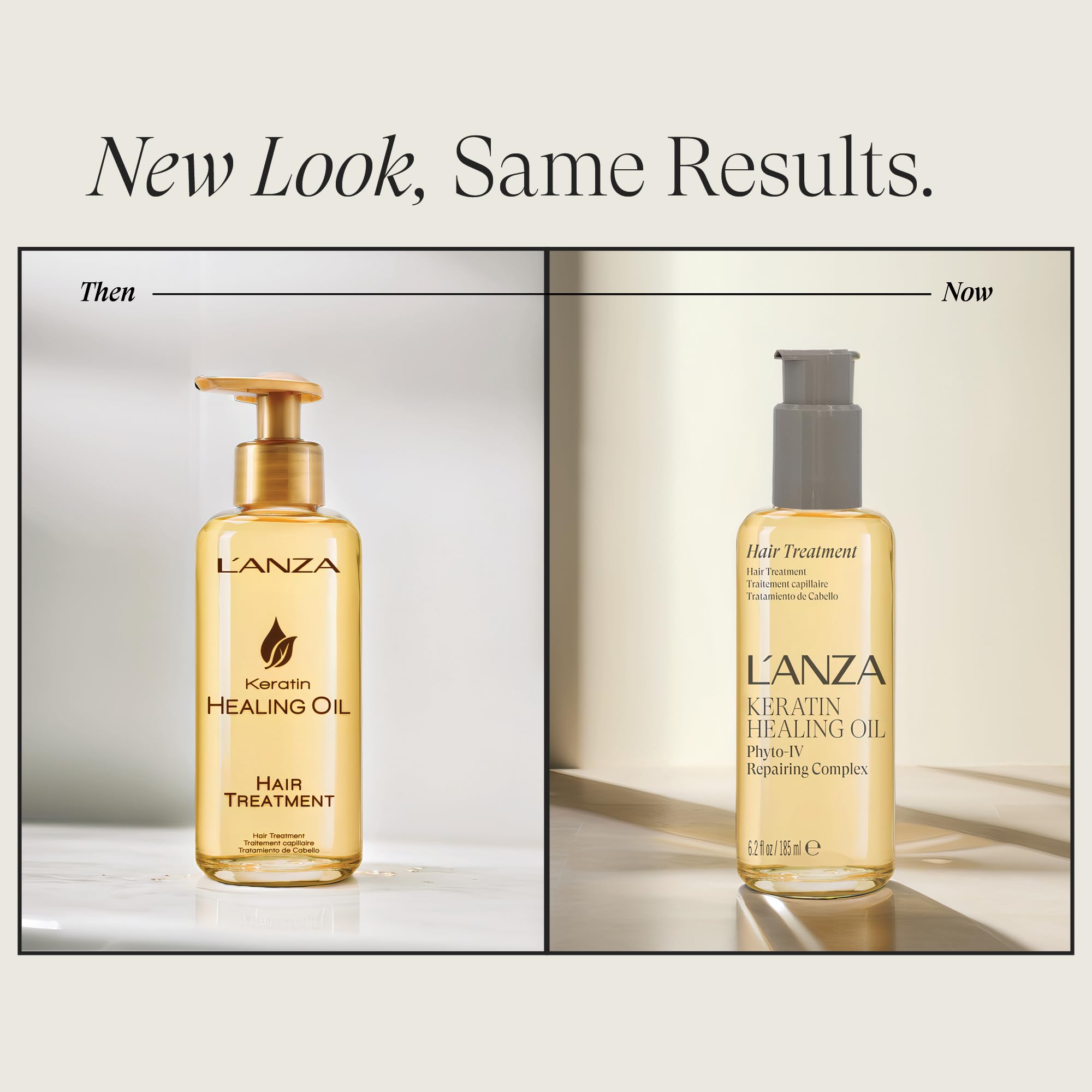 L'ANZA Keratin Healing Oil Hair Treatment Repairs Dry, Damaged Hair, Split Ends, Smooths Flyaways, Adds Silky Shine, Color Safe Anti Frizz, Heat & UV Protection Anti-Humidity, Sulfate Free (6.2 Fl Oz)