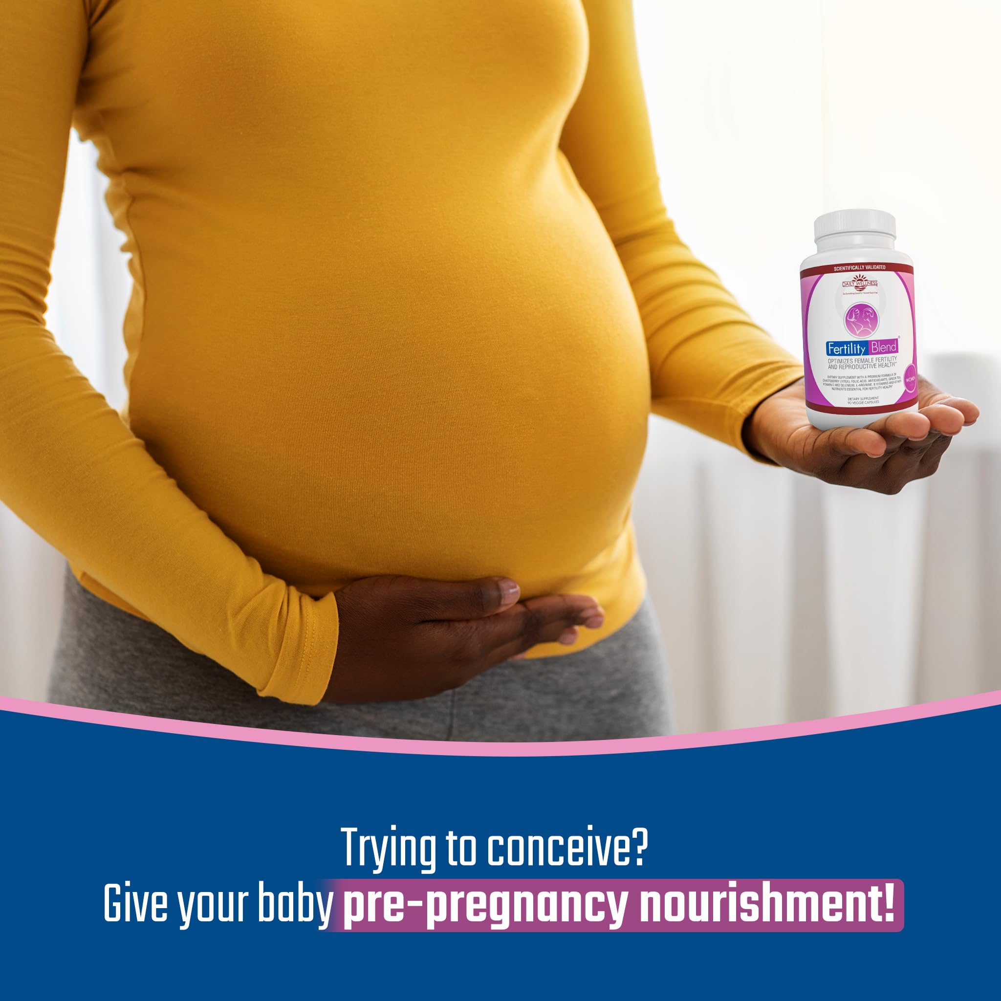 Fertility Blend Fertility Vitamins for Conception for Women and Men Bundle - 1 Month