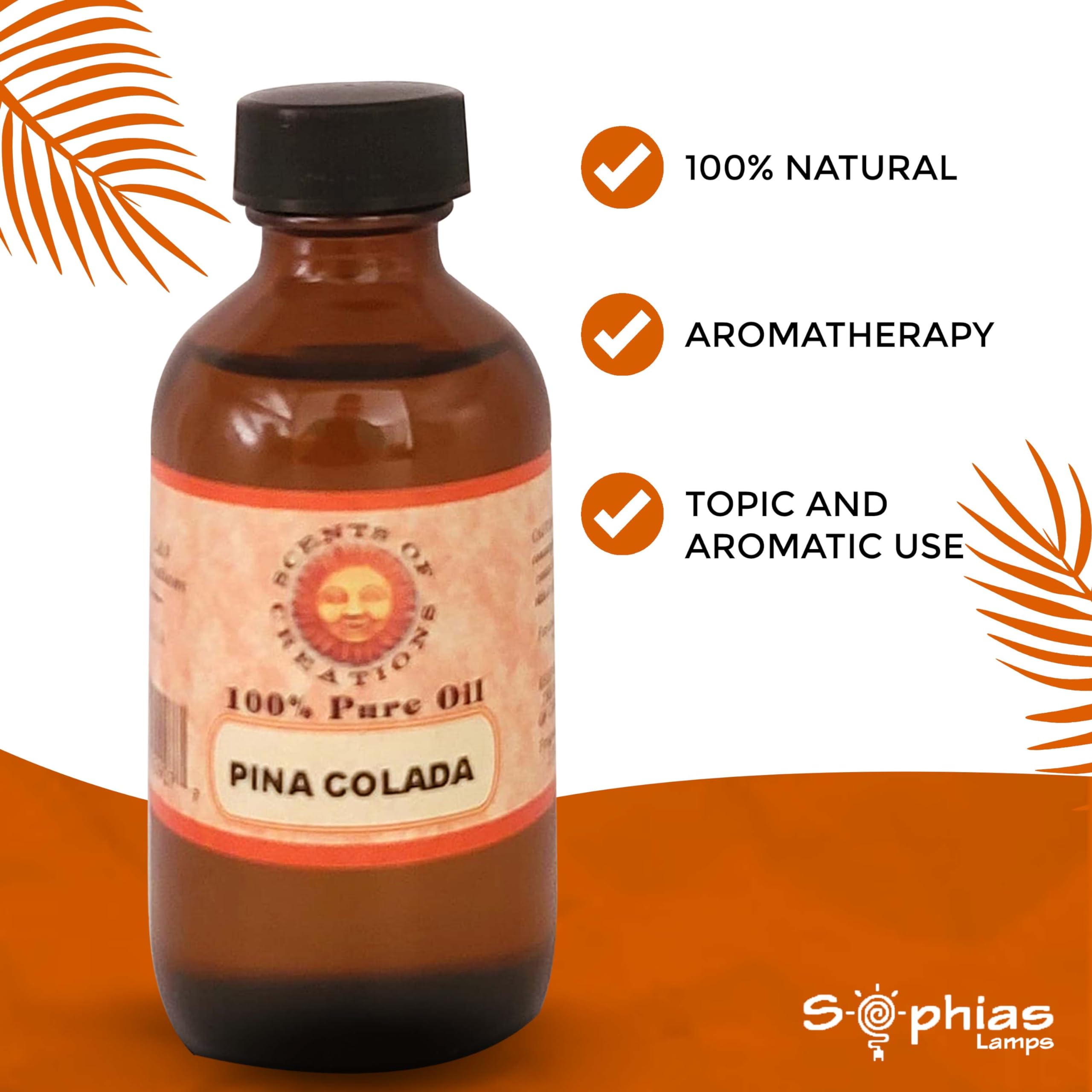 Essential Oil Pina Colada 2 OZ, 100% Natural undilute Oil, Value Size,Perfect