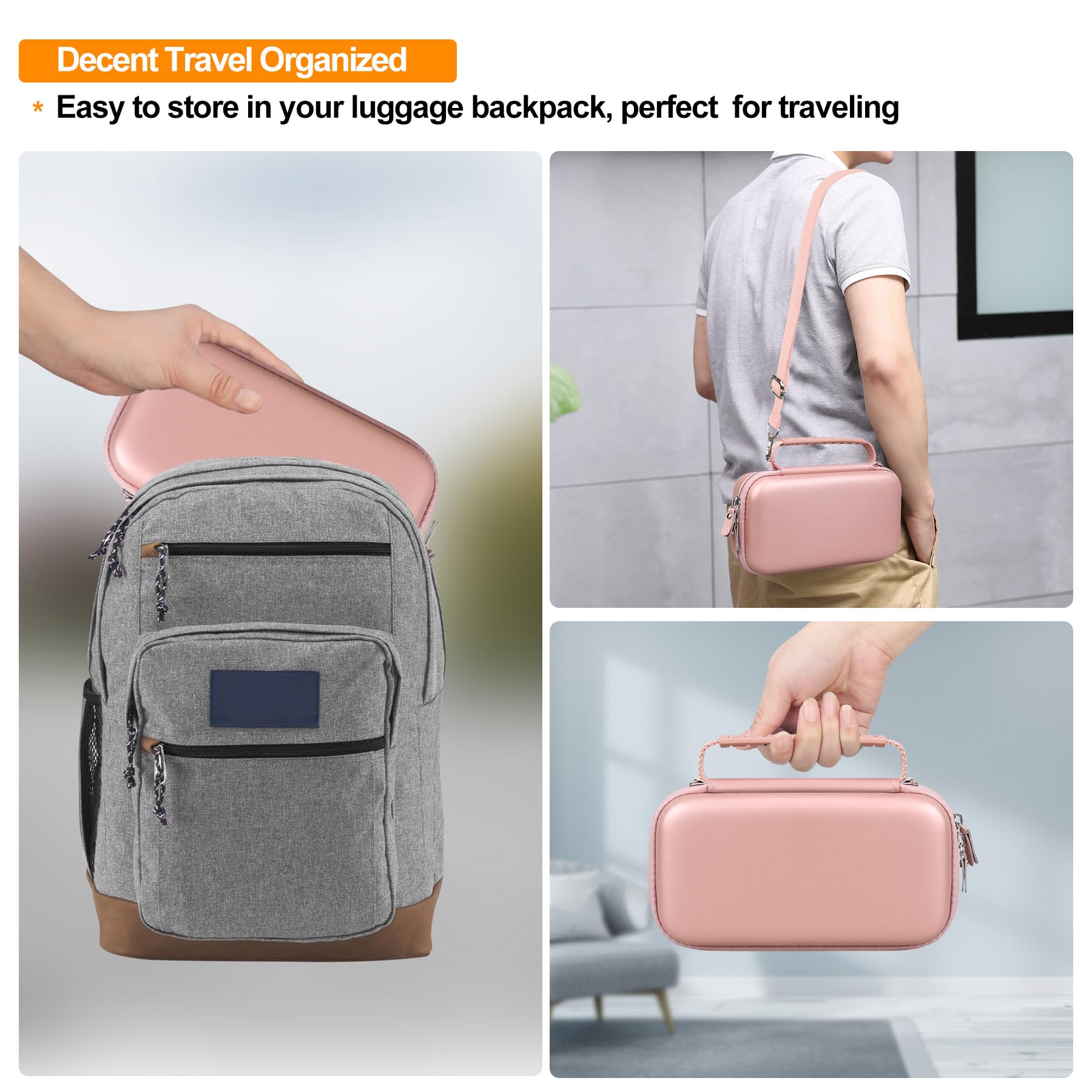 Elonbo Carrying Case Compatible with Portable Handheld Inhaler Nebulizer Machine